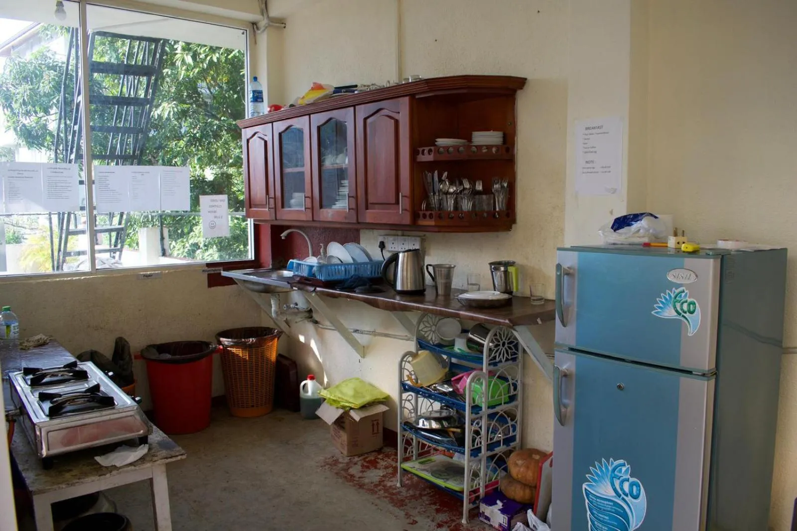Coffee/tea facilities in Kandy Backpackers Hostel