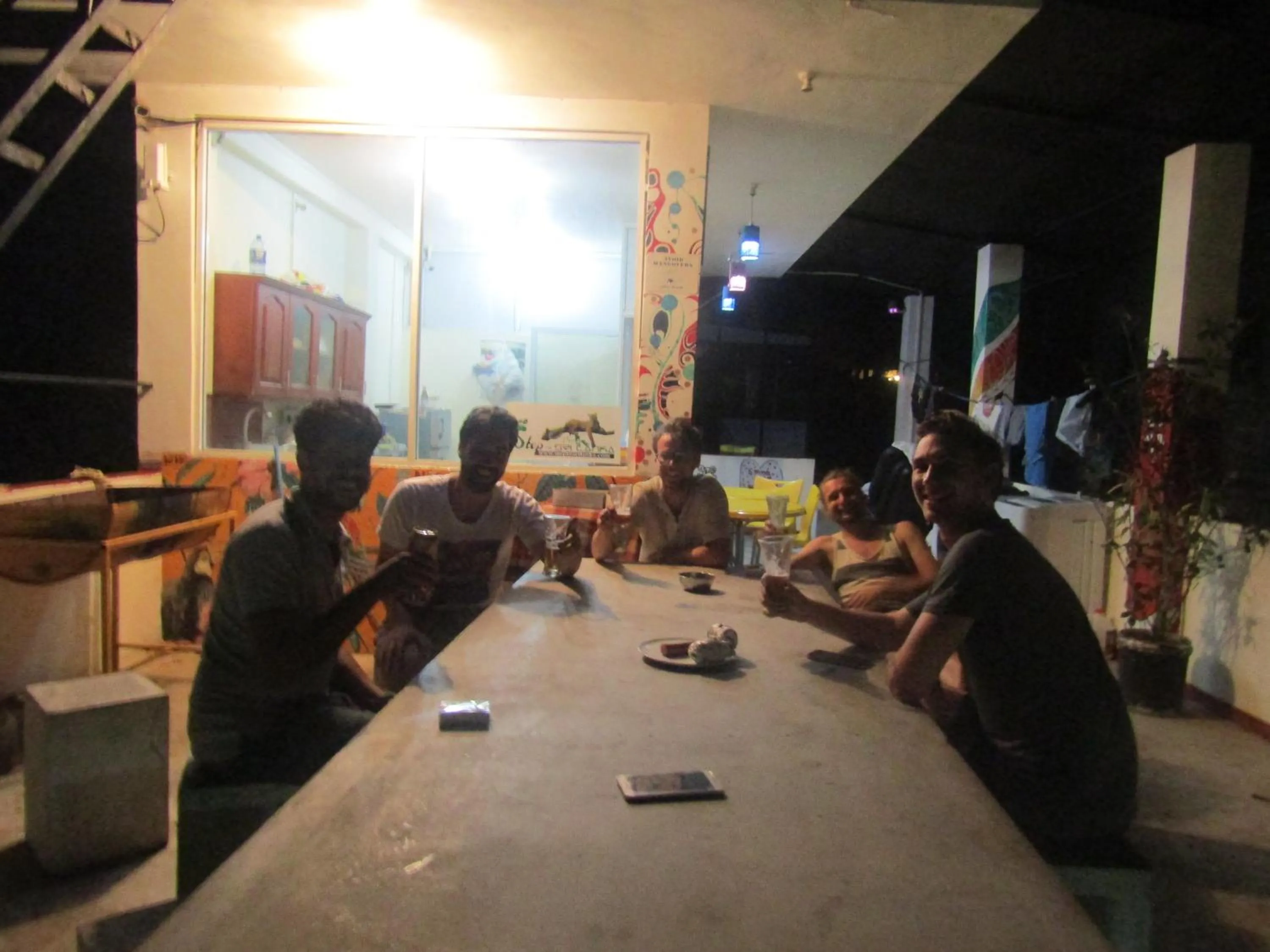 Dining area in Kandy Backpackers Hostel