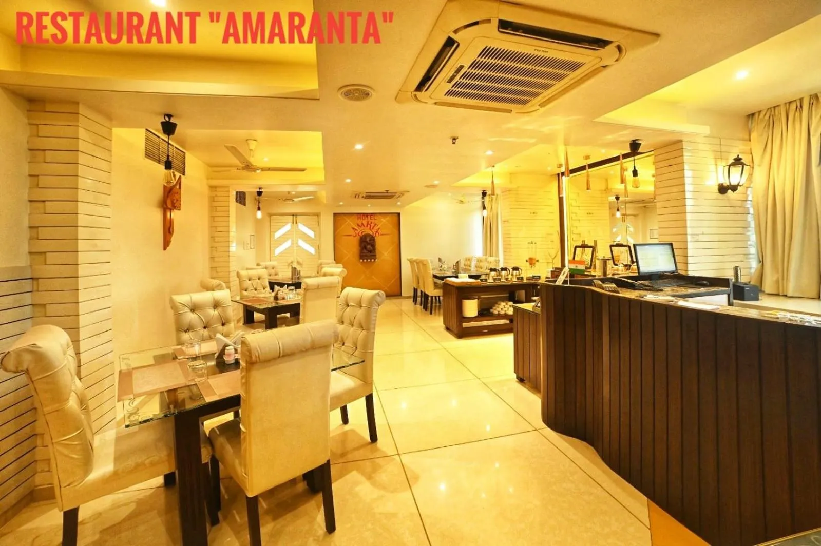Restaurant/places to eat in Hotel Amrta
