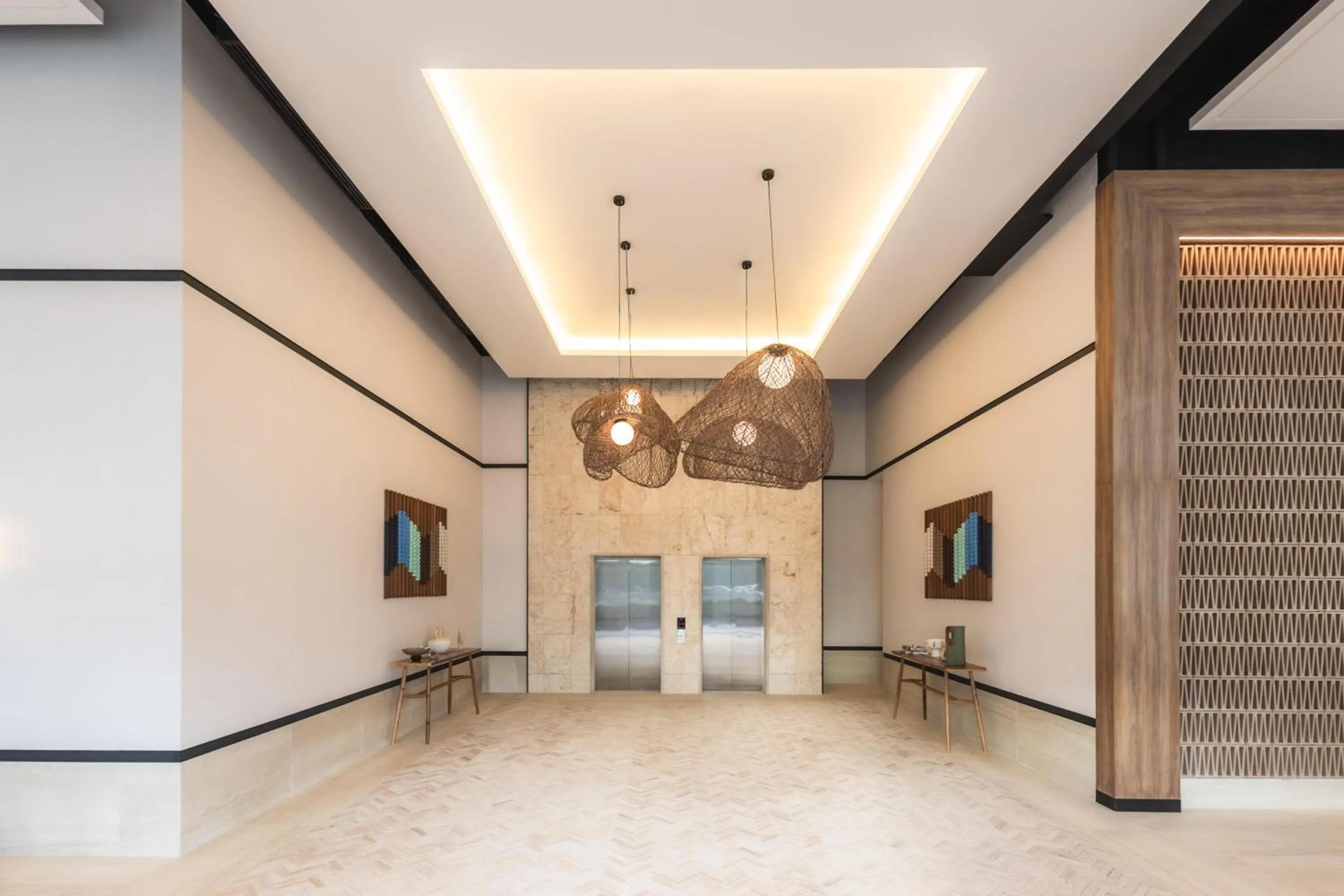 Lobby or reception in Hyatt Place Cancun Airport