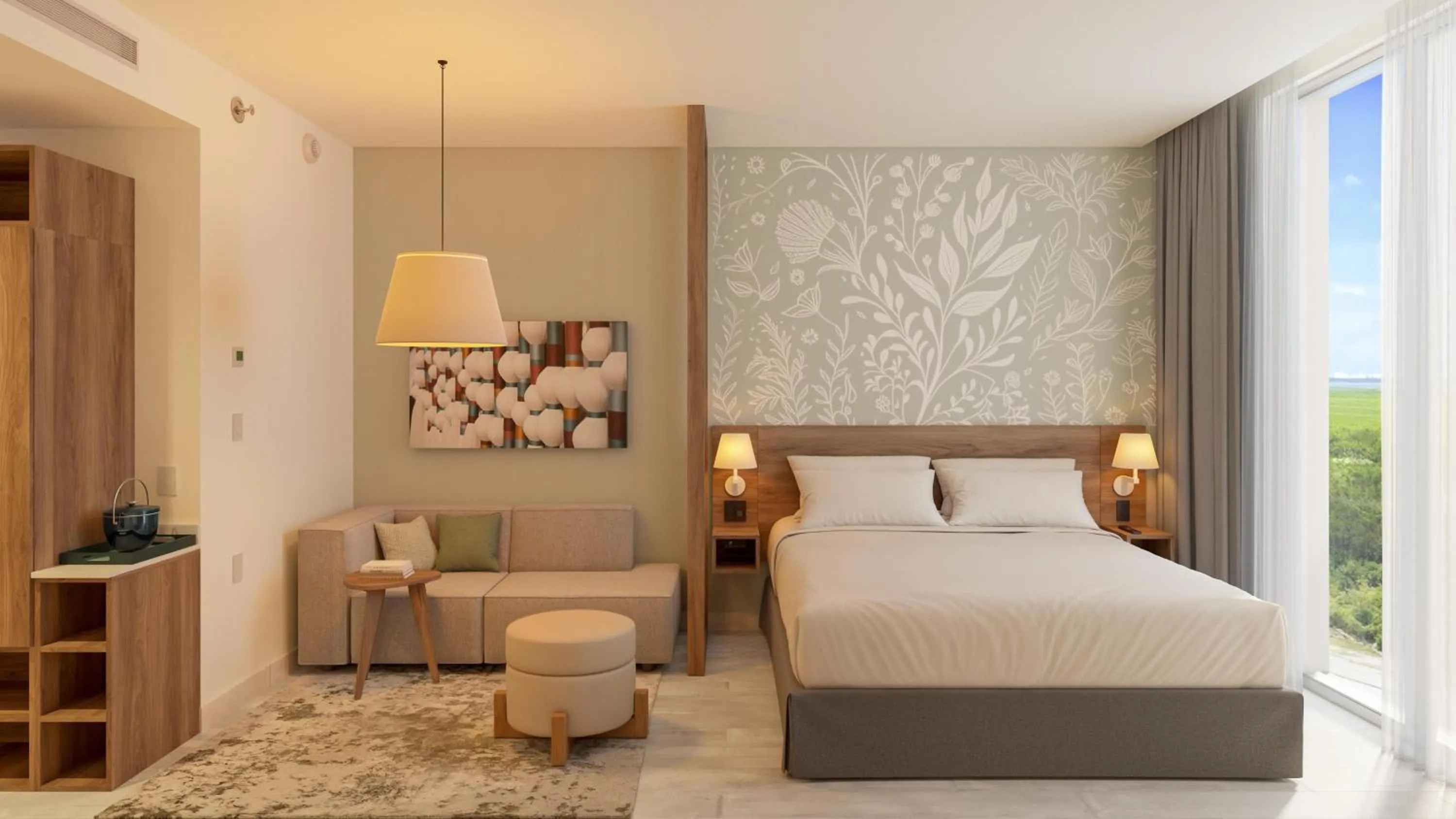 Bedroom, Bed in Hyatt Place Cancun Airport