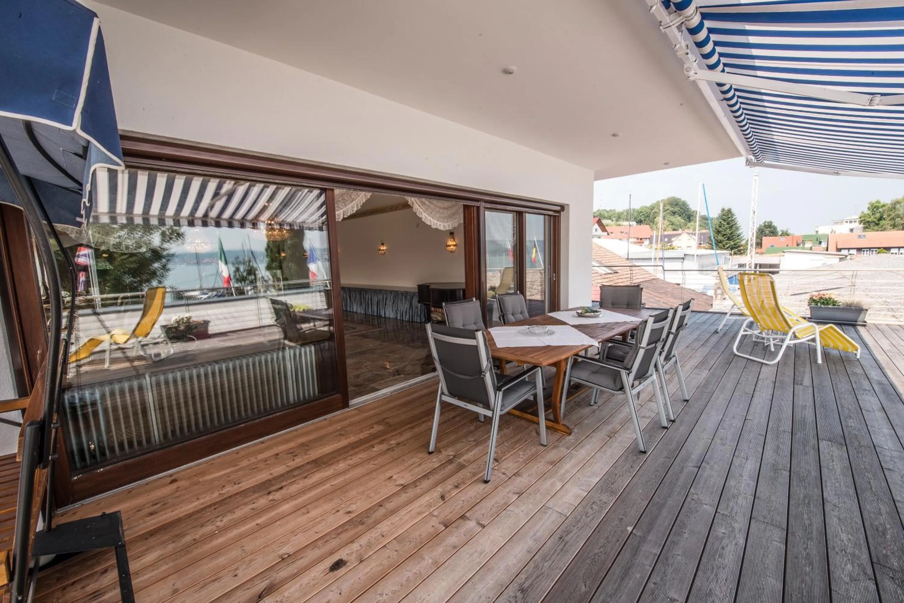 Balcony/Terrace in Hotel am Yachthafen