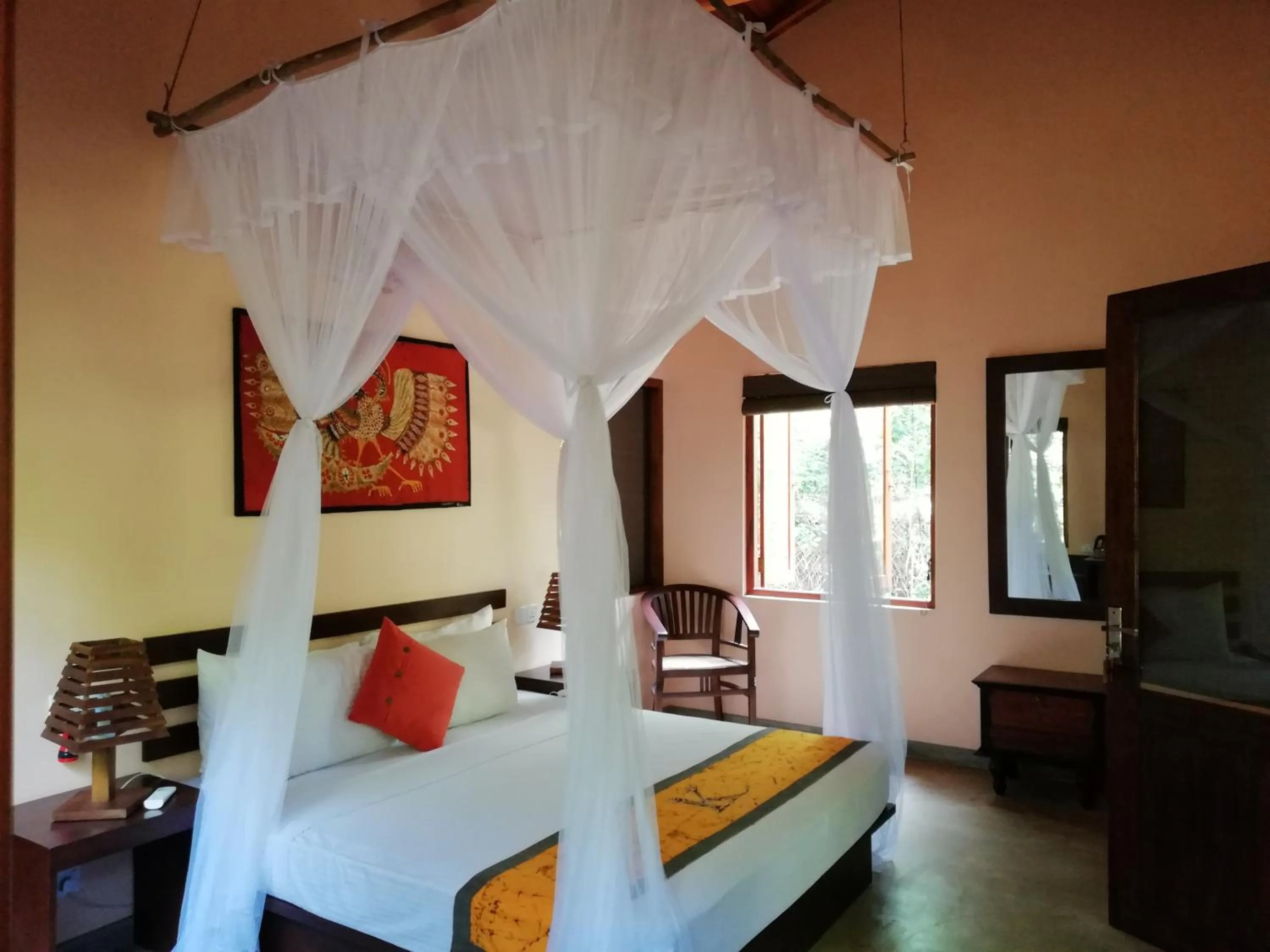 Bed in Kuwera Eco Lodge