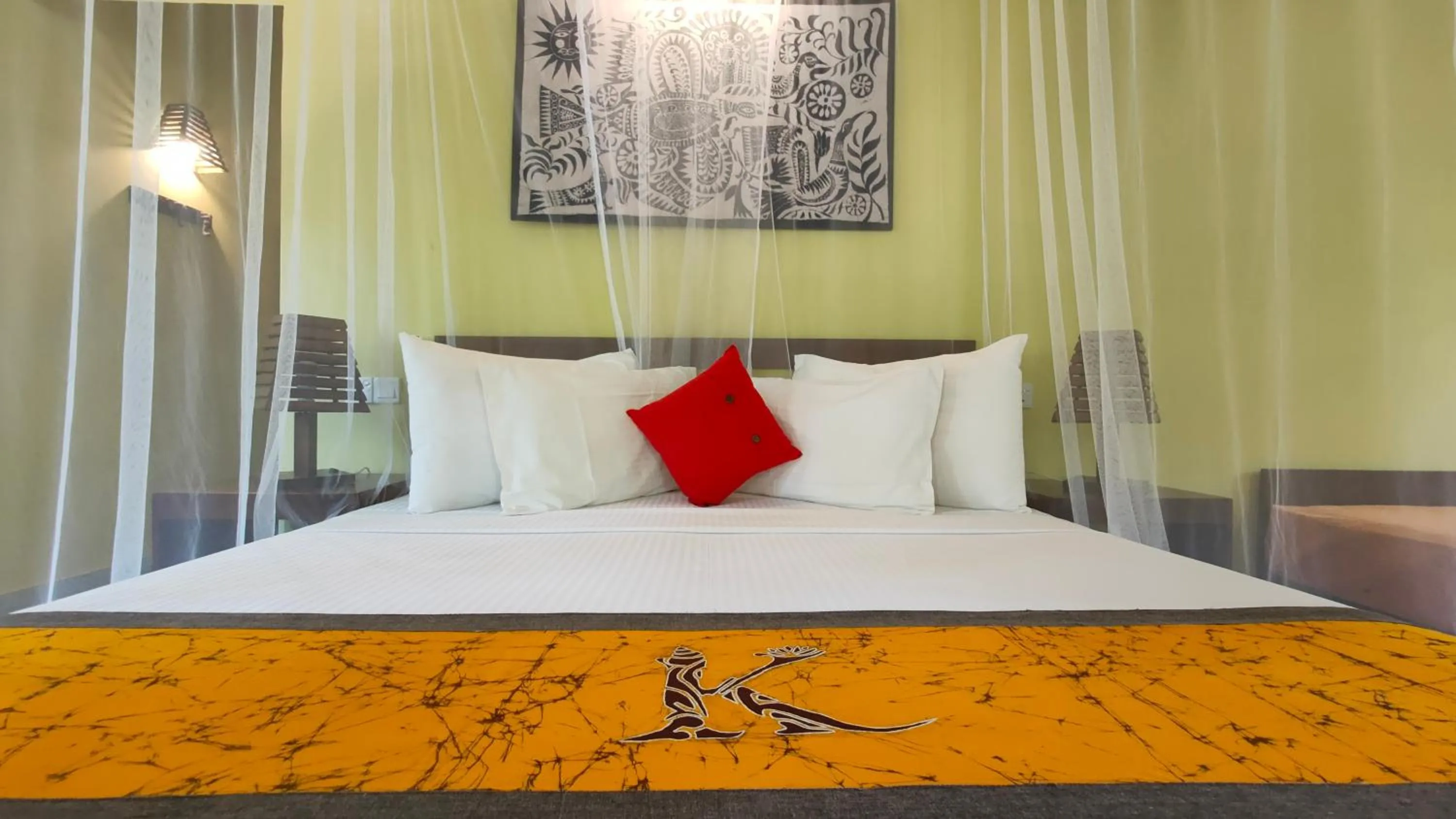 Bed in Kuwera Eco Lodge