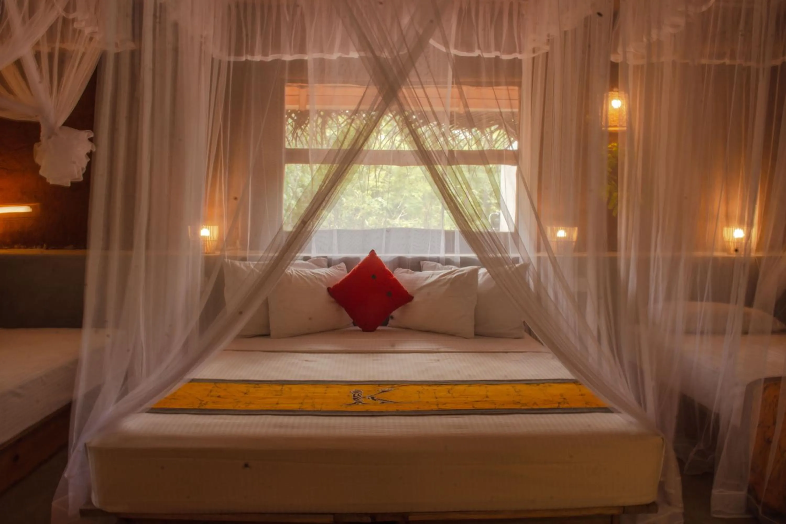 Bed in Kuwera Eco Lodge