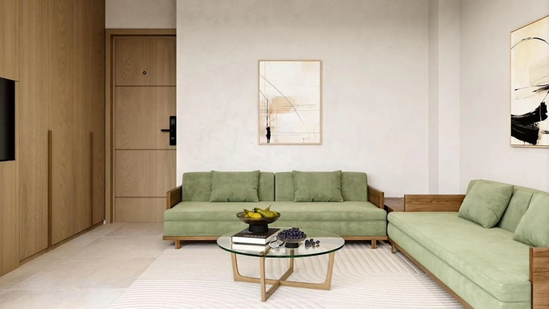 Living room in Sunrise Emerald