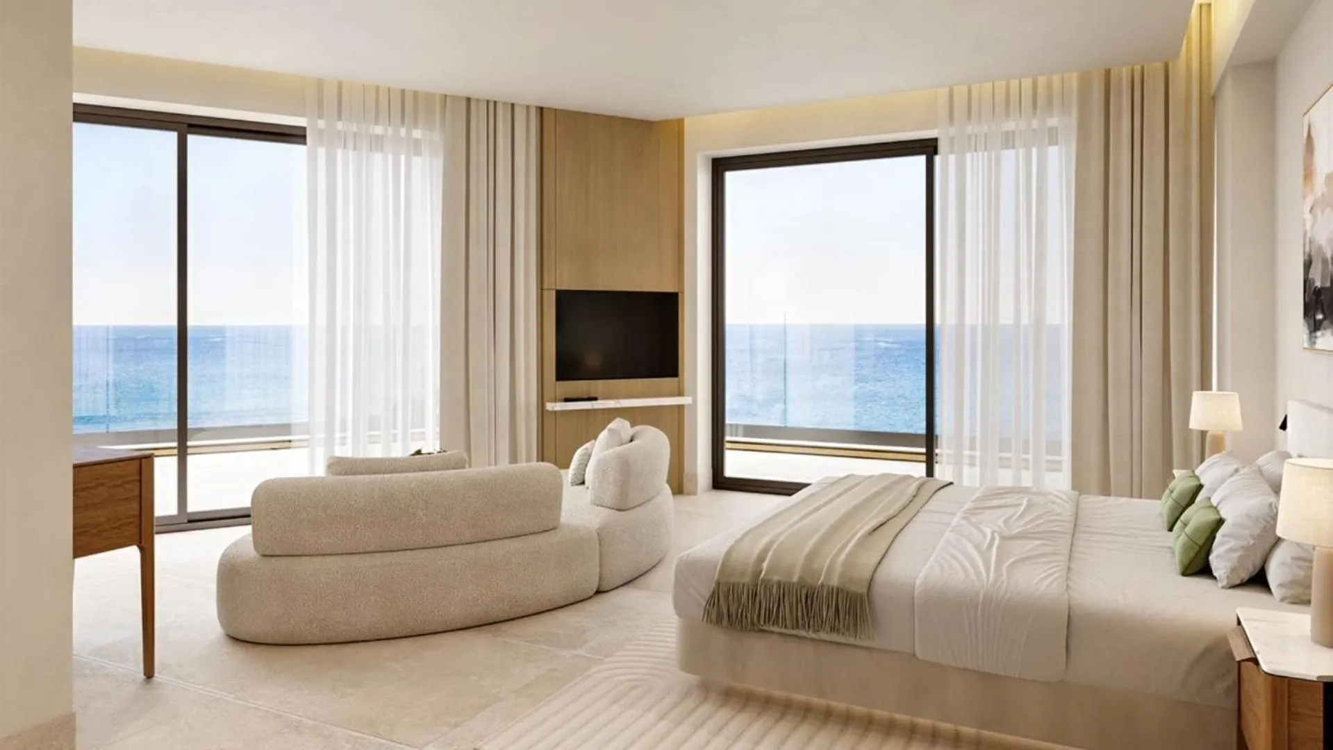 Bed in Sunrise Emerald