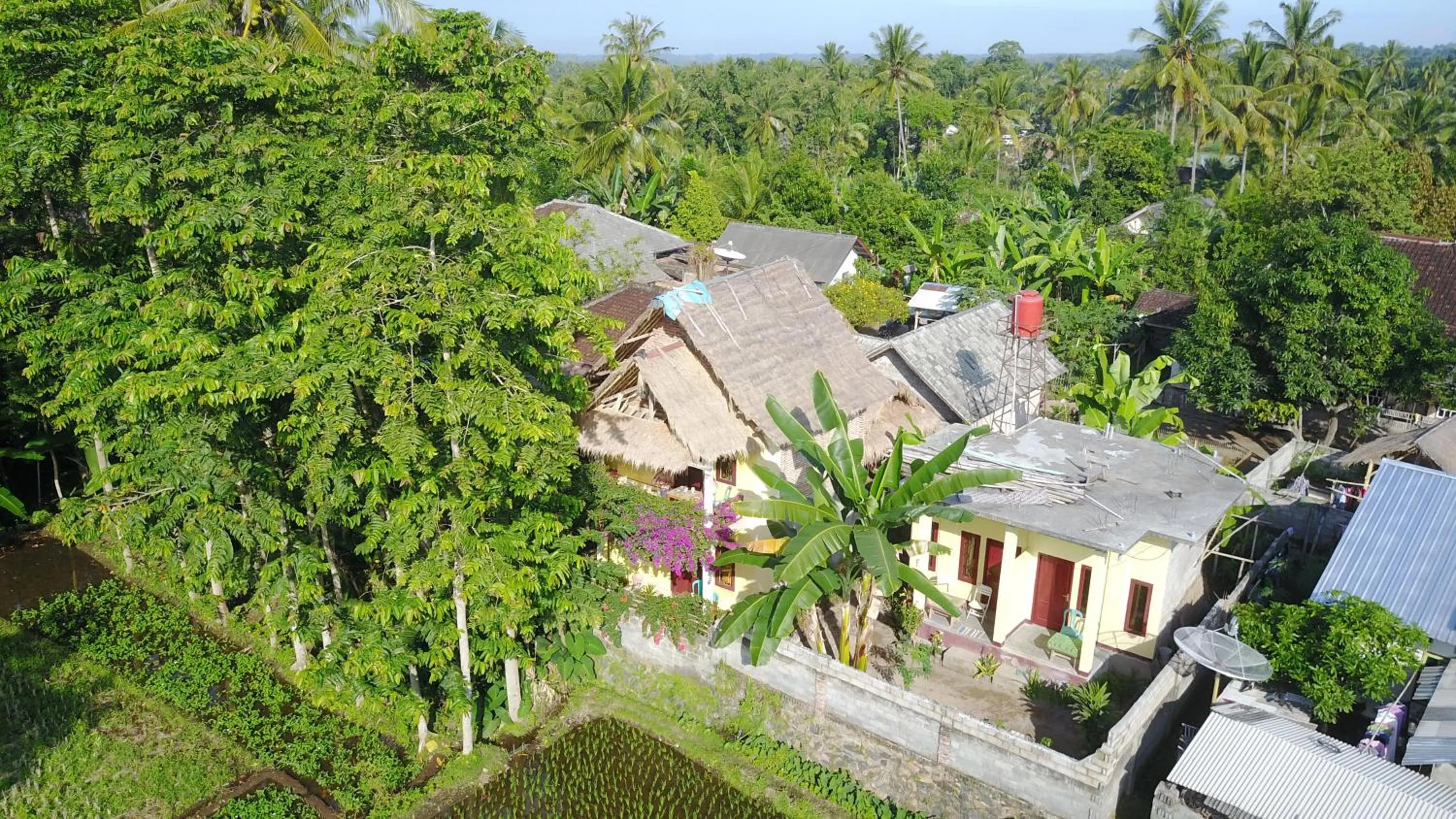 Bird's eye view in Kembang Kuning Cottages