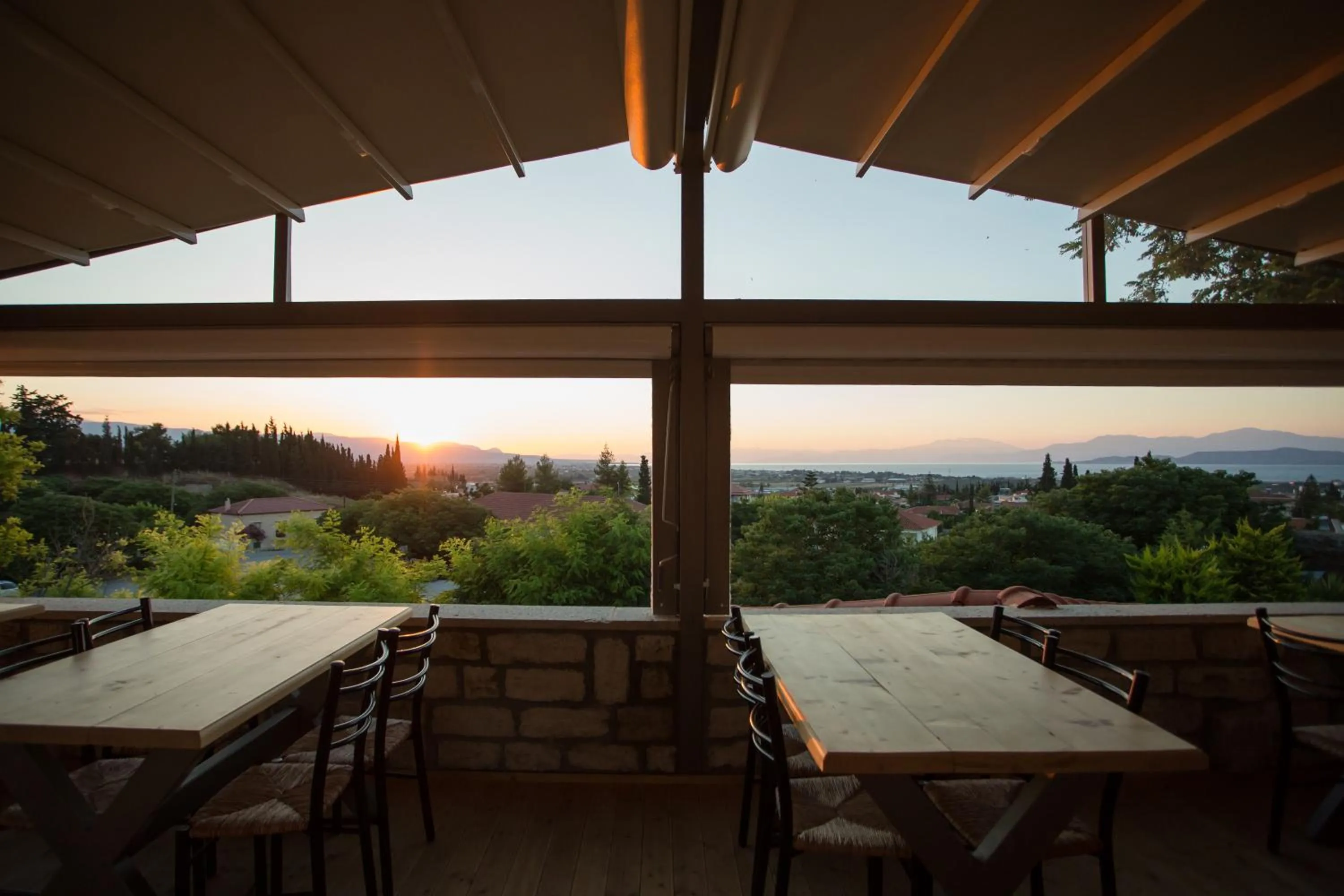 Sunset in Pegasus Rooms