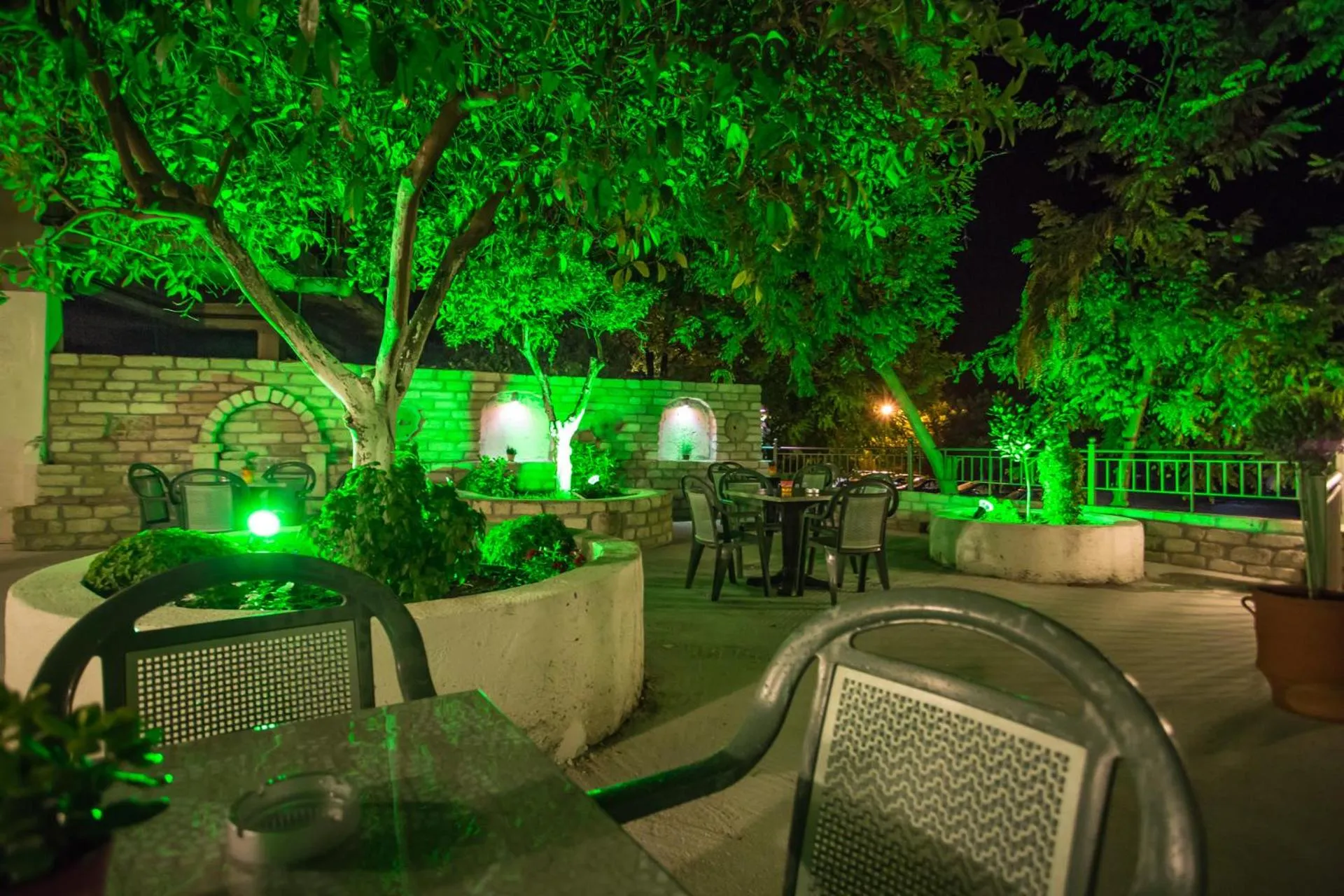 Patio in Pegasus Rooms