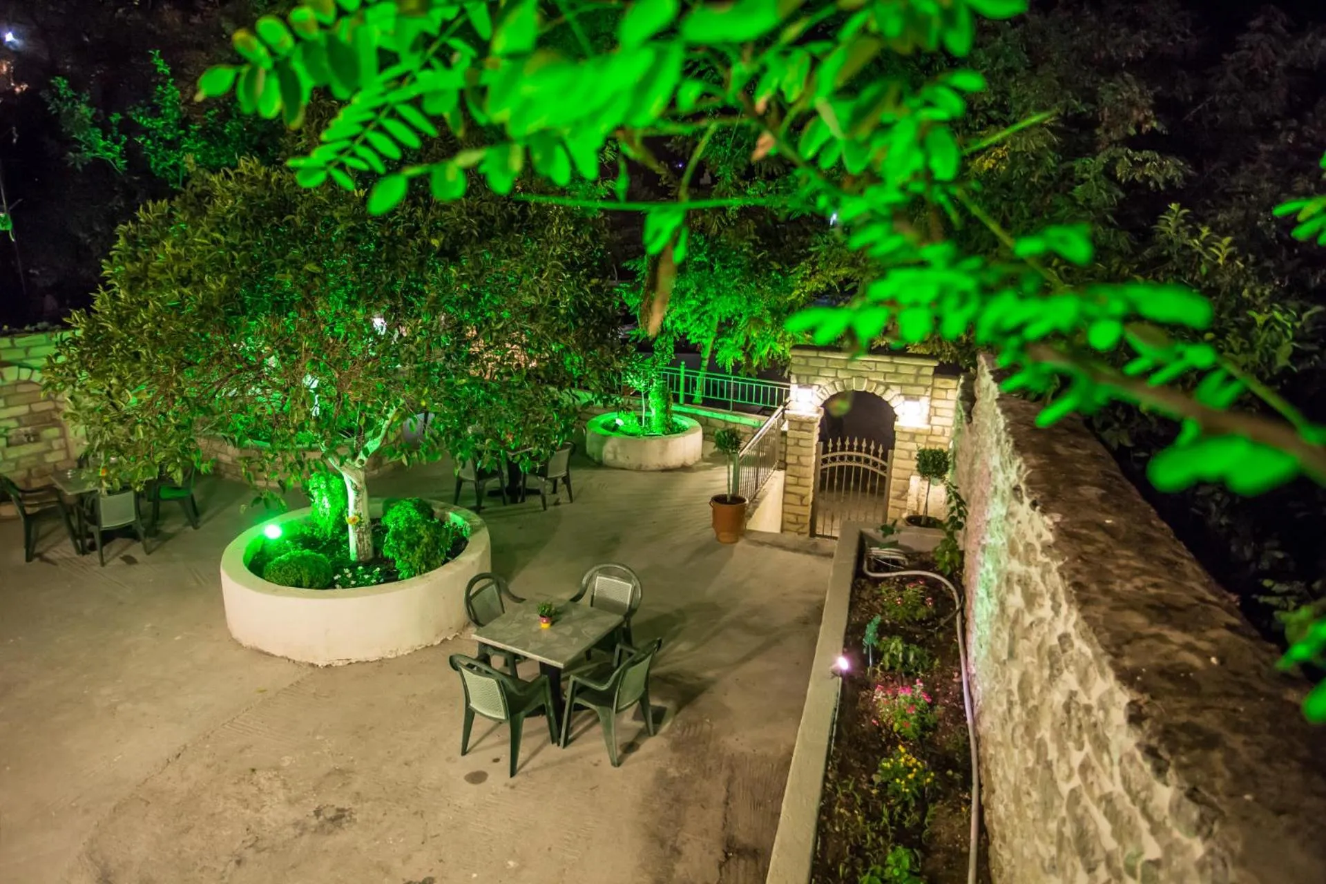 Patio in Pegasus Rooms