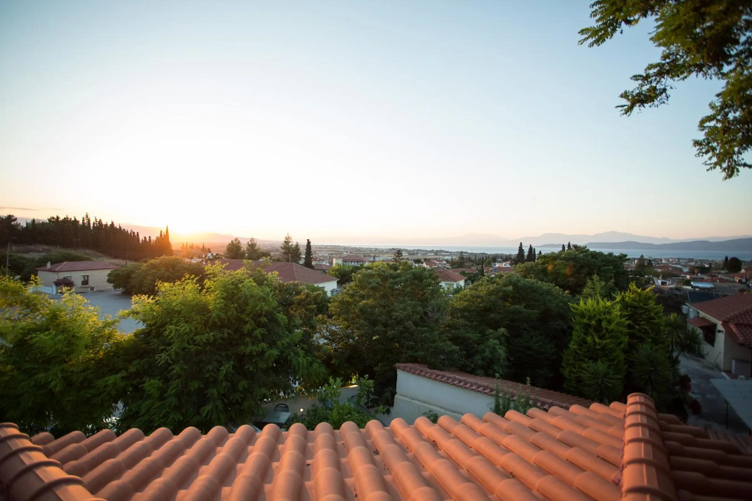 Sunset in Pegasus Rooms