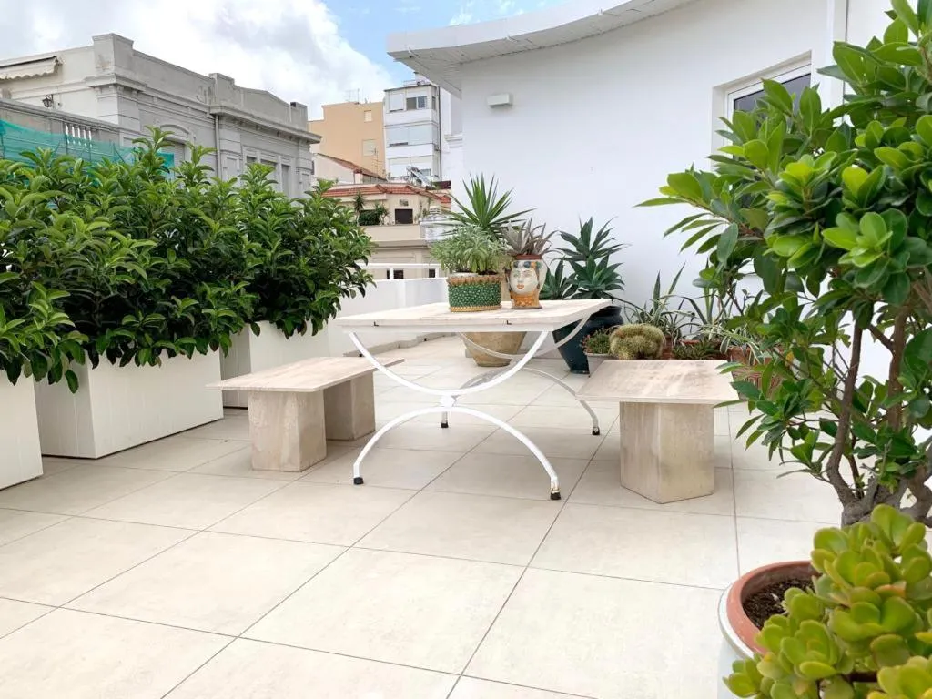 Patio in Siracusa Luxury Apartment