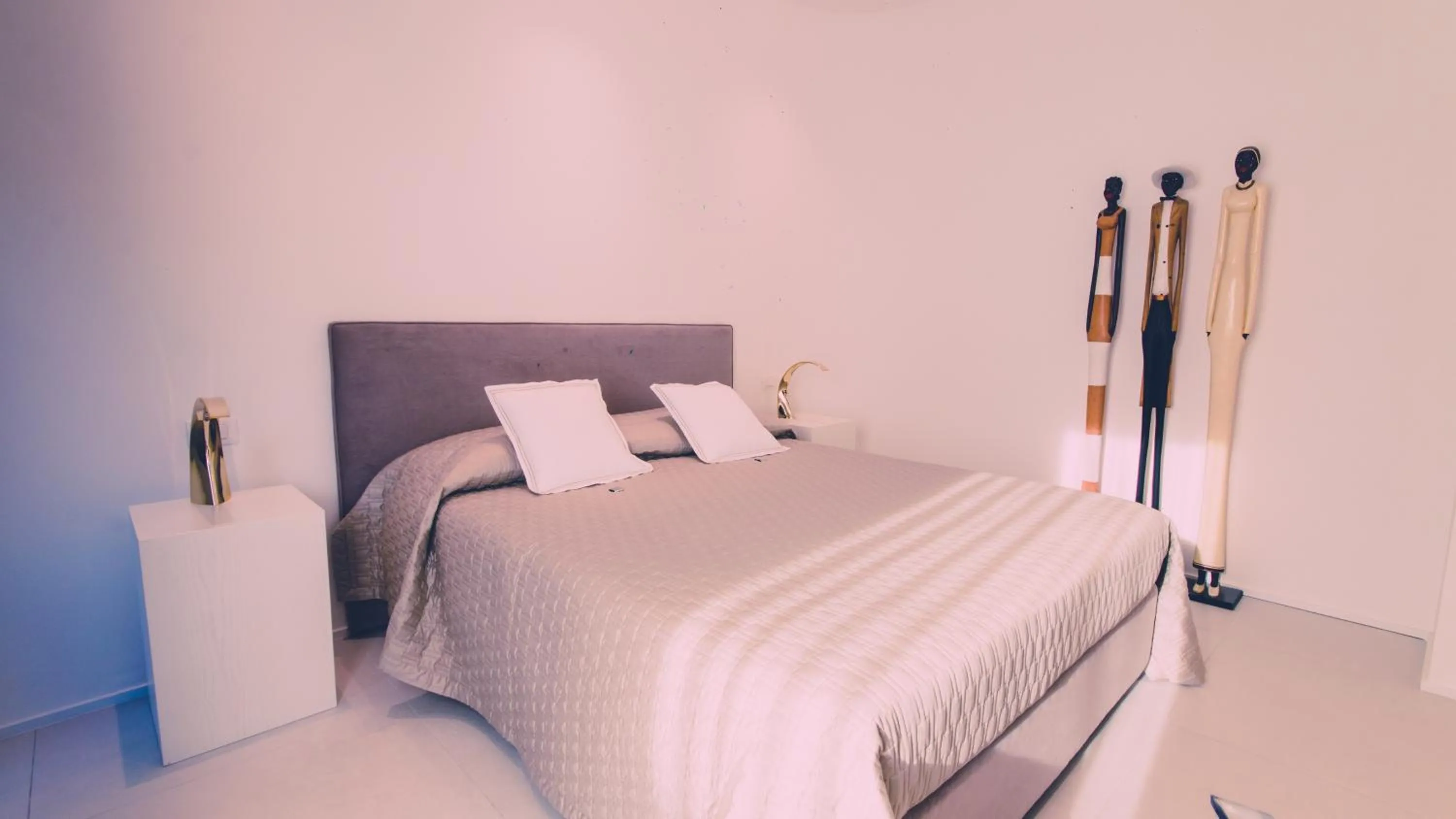 Bed in Siracusa Luxury Apartment