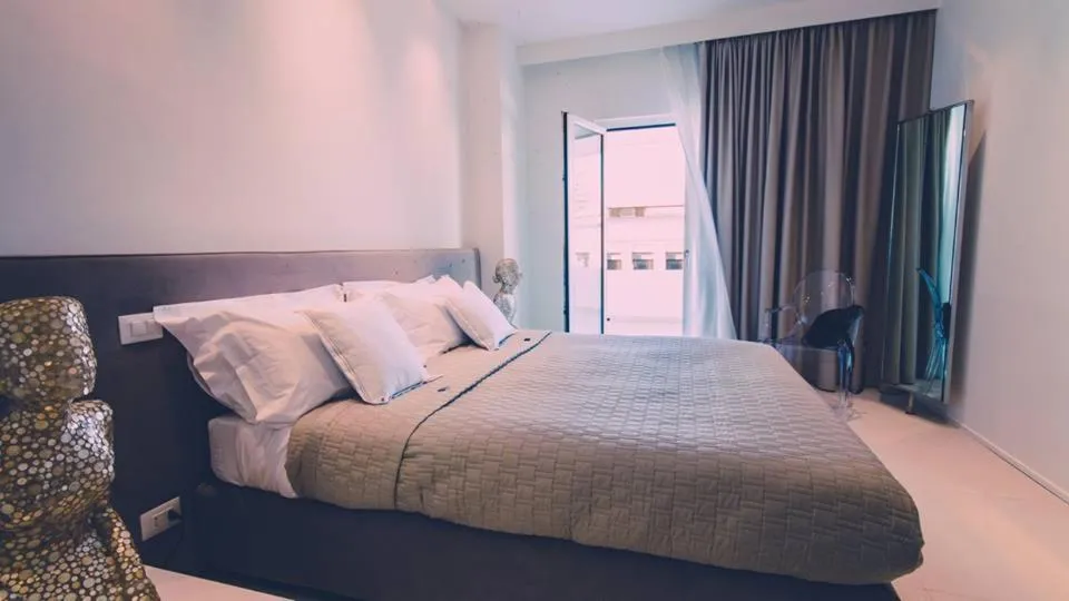 Bed in Siracusa Luxury Apartment