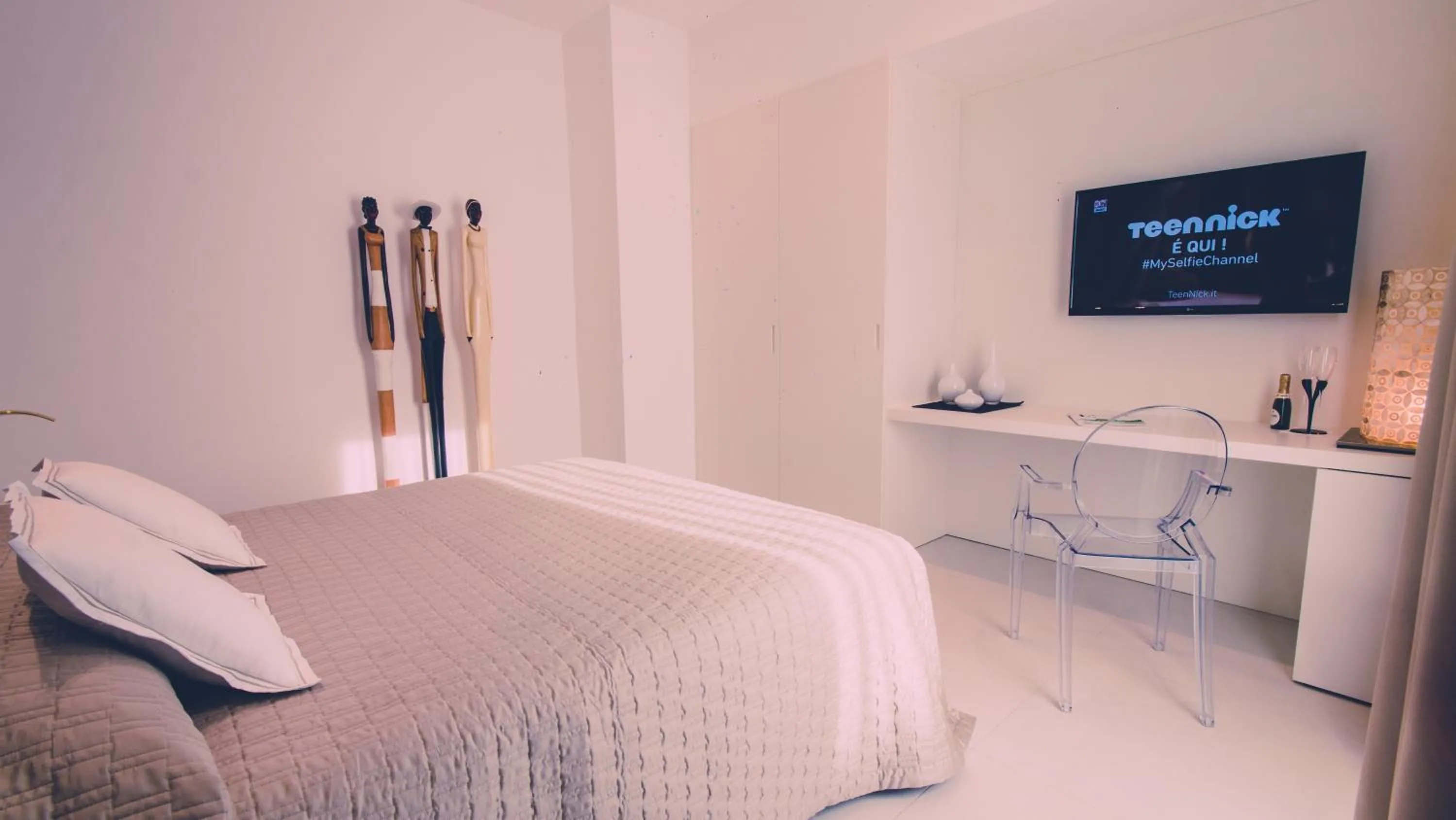 Bed in Siracusa Luxury Apartment