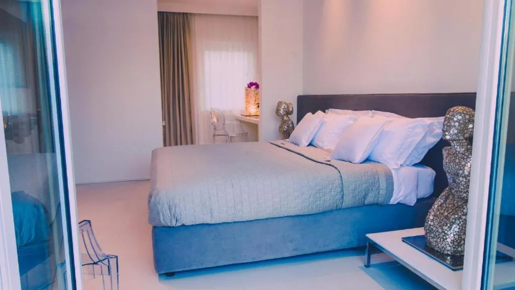 Bed in Siracusa Luxury Apartment
