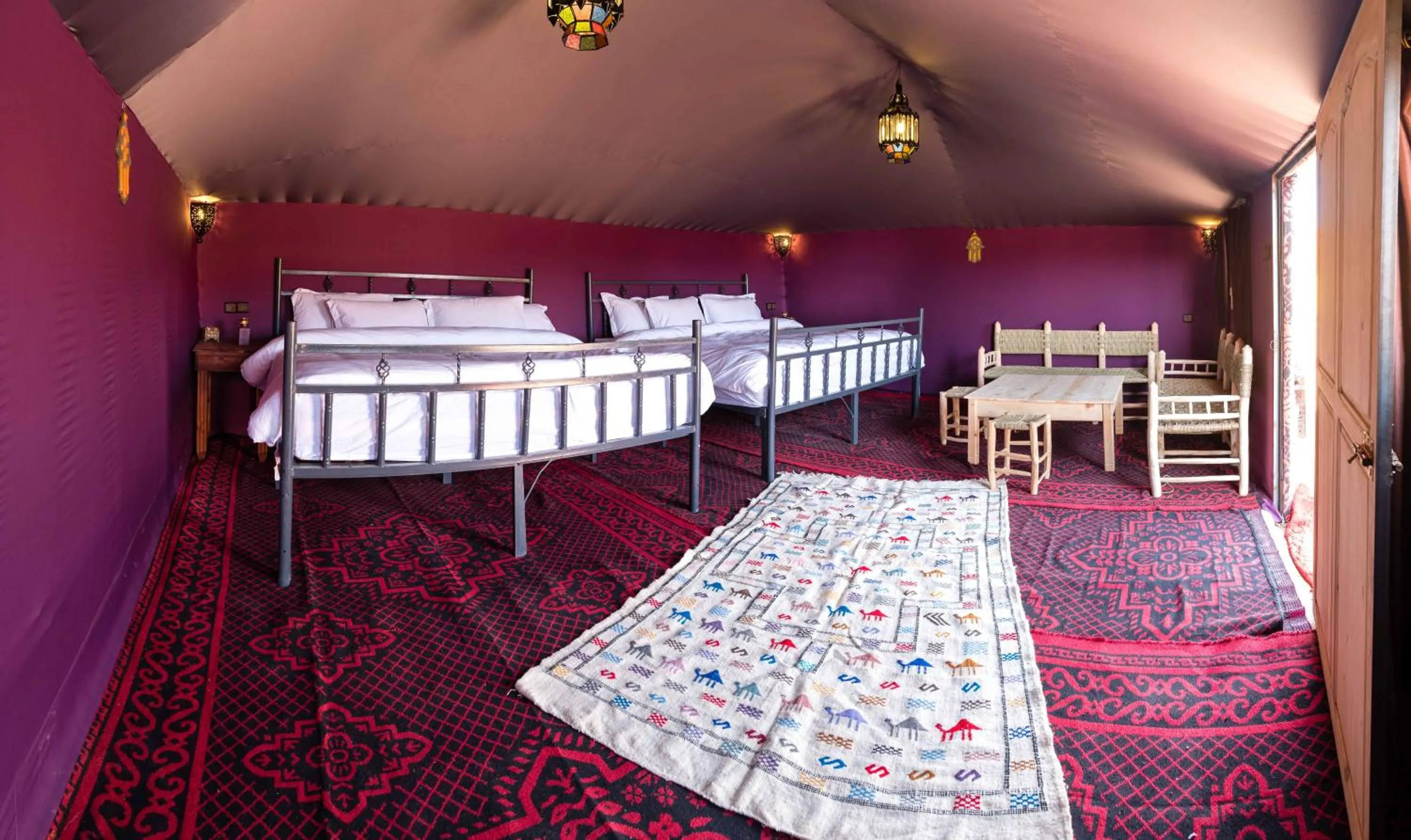 Atta Tribe Twin Tent in The Desert Palace