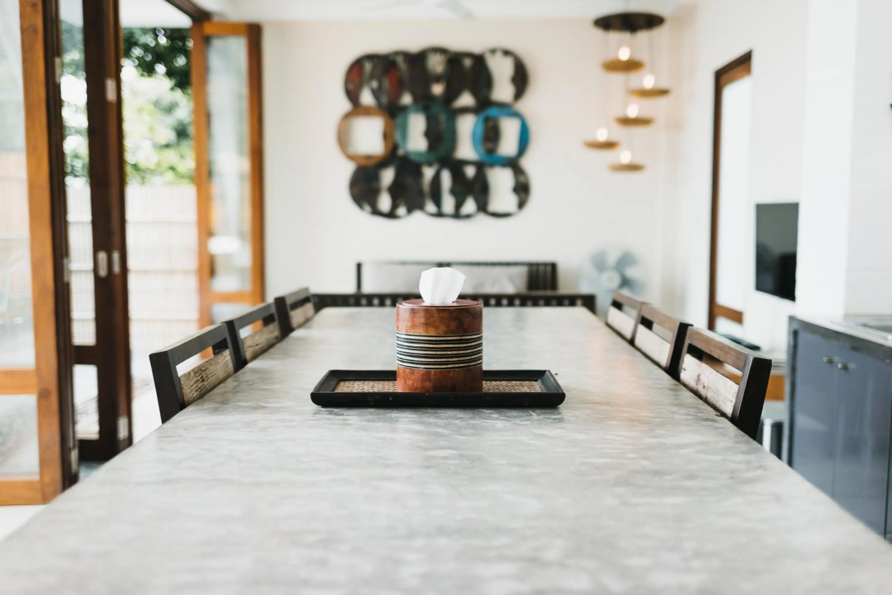 Dining area in Philip's Villa