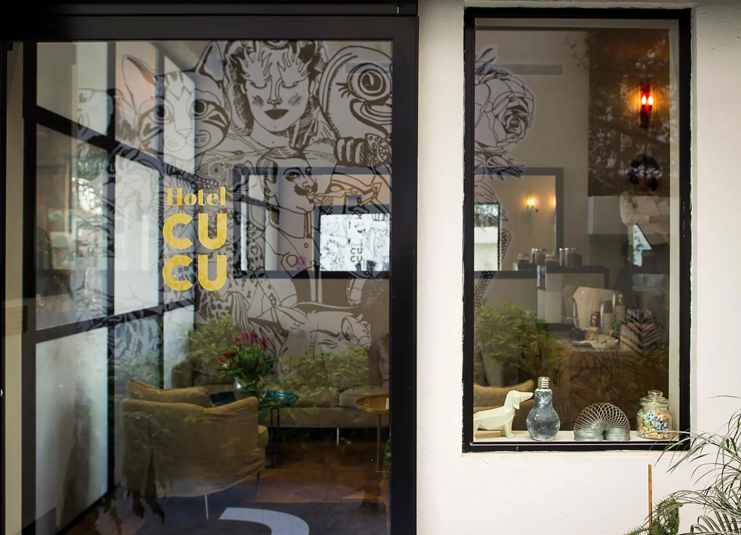 Facade/entrance in Cucu Hotel