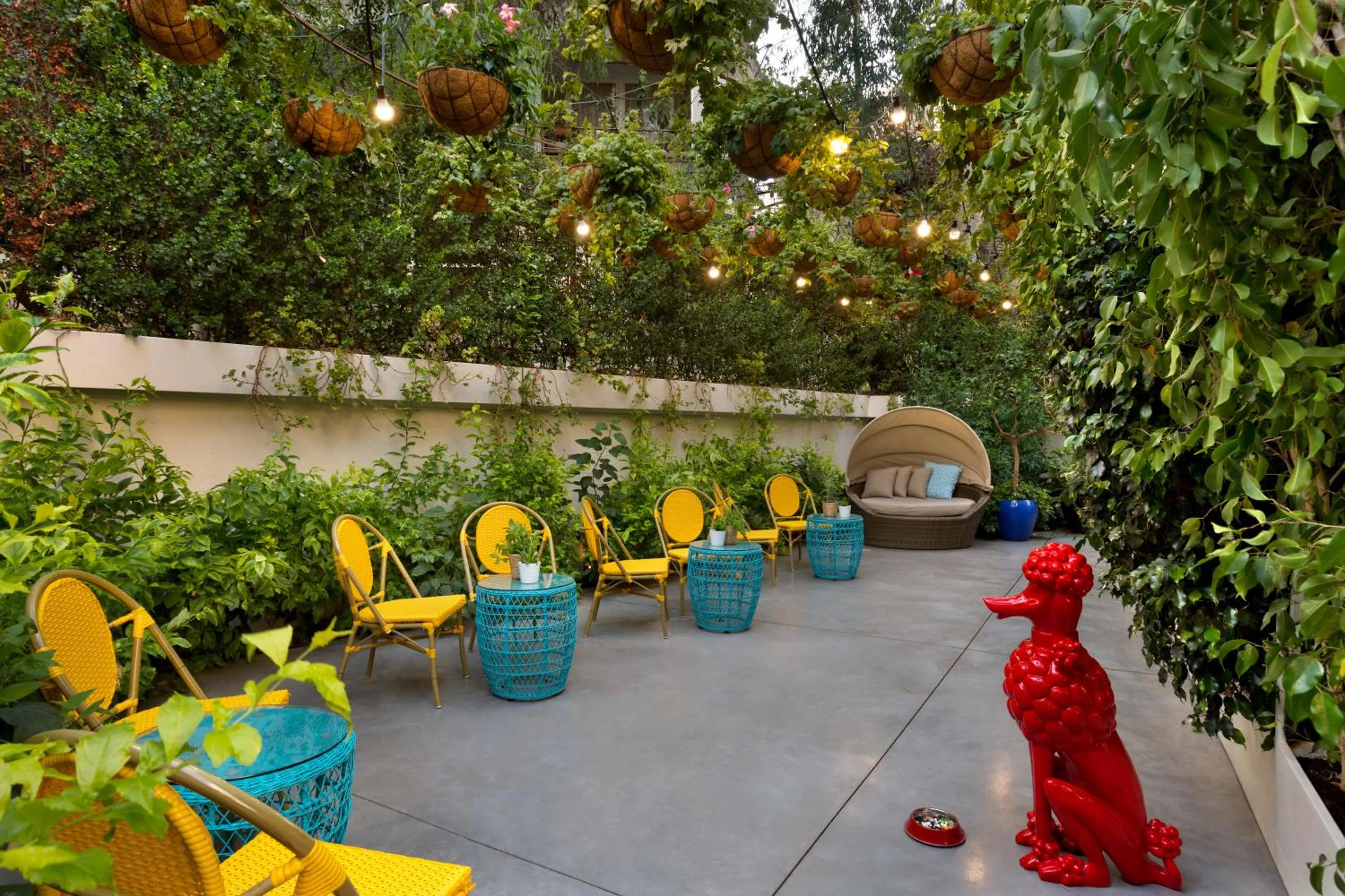 Garden in Cucu Hotel