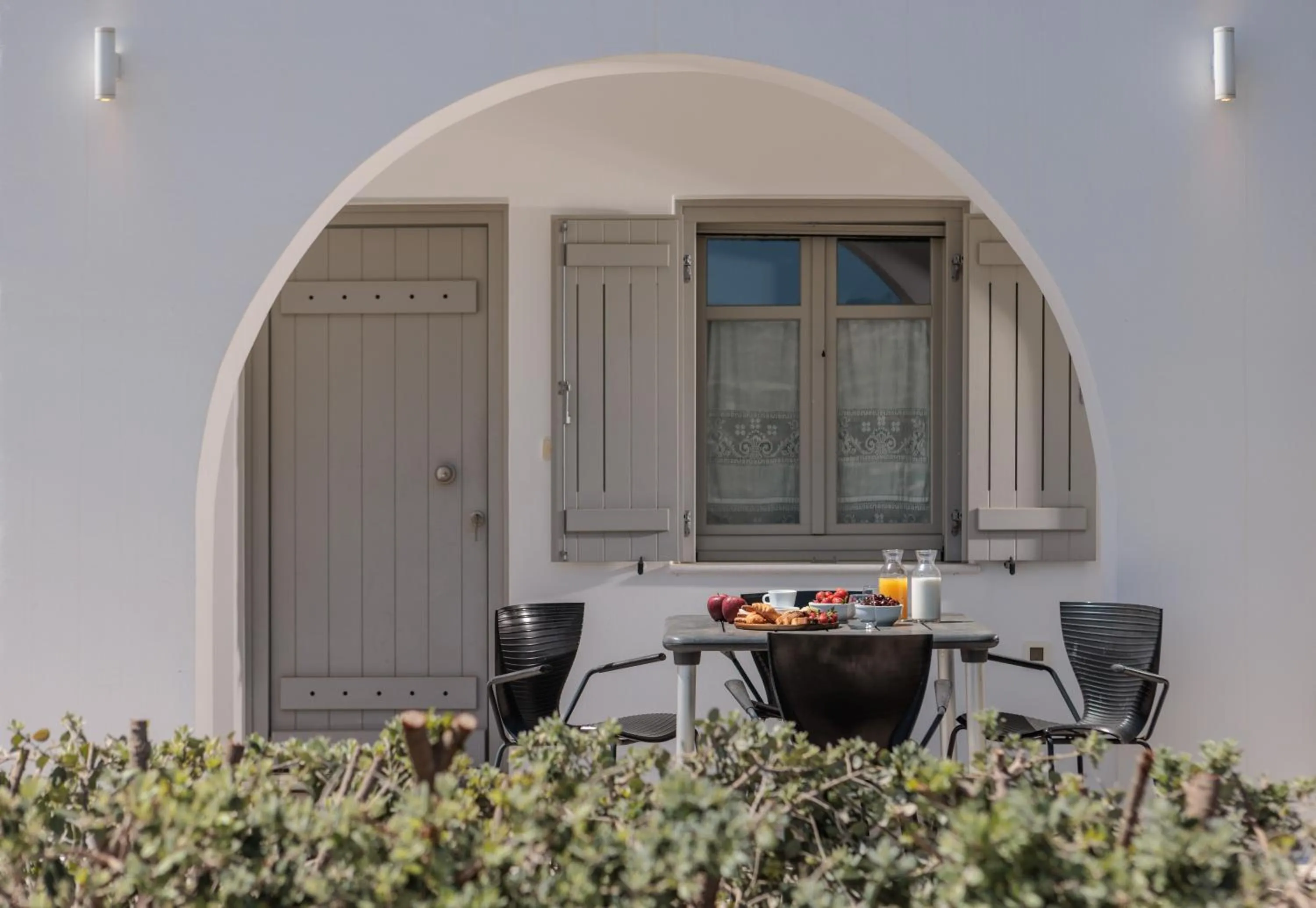 Balcony/Terrace in Halcyon Suites and Villas Naxos