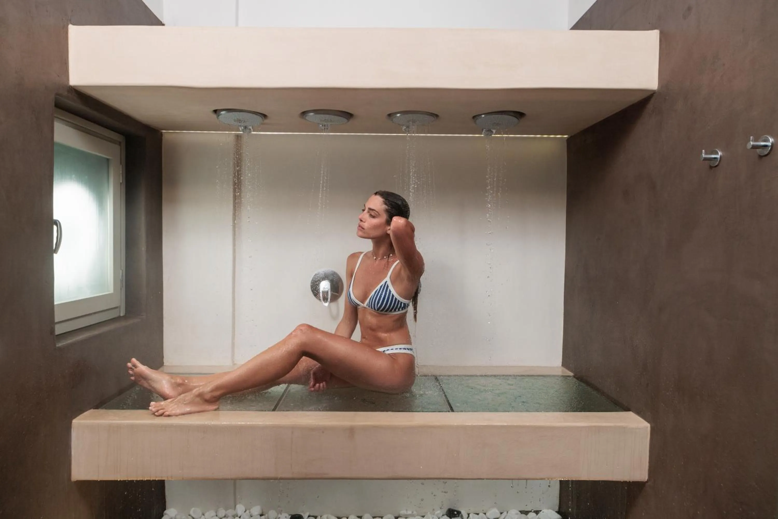 Bathroom in Halcyon Suites and Villas Naxos