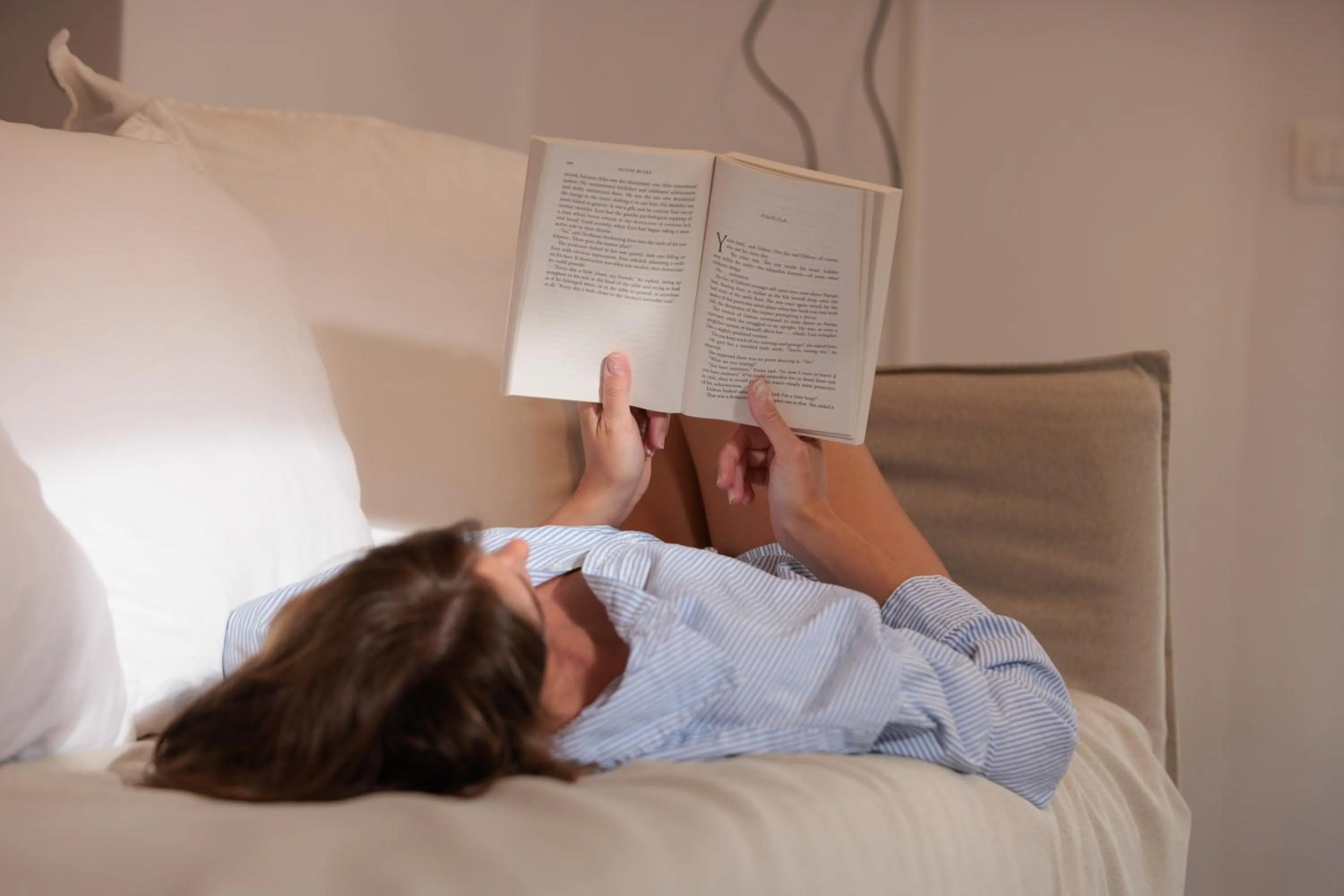 People, Bed in Halcyon Suites and Villas Naxos