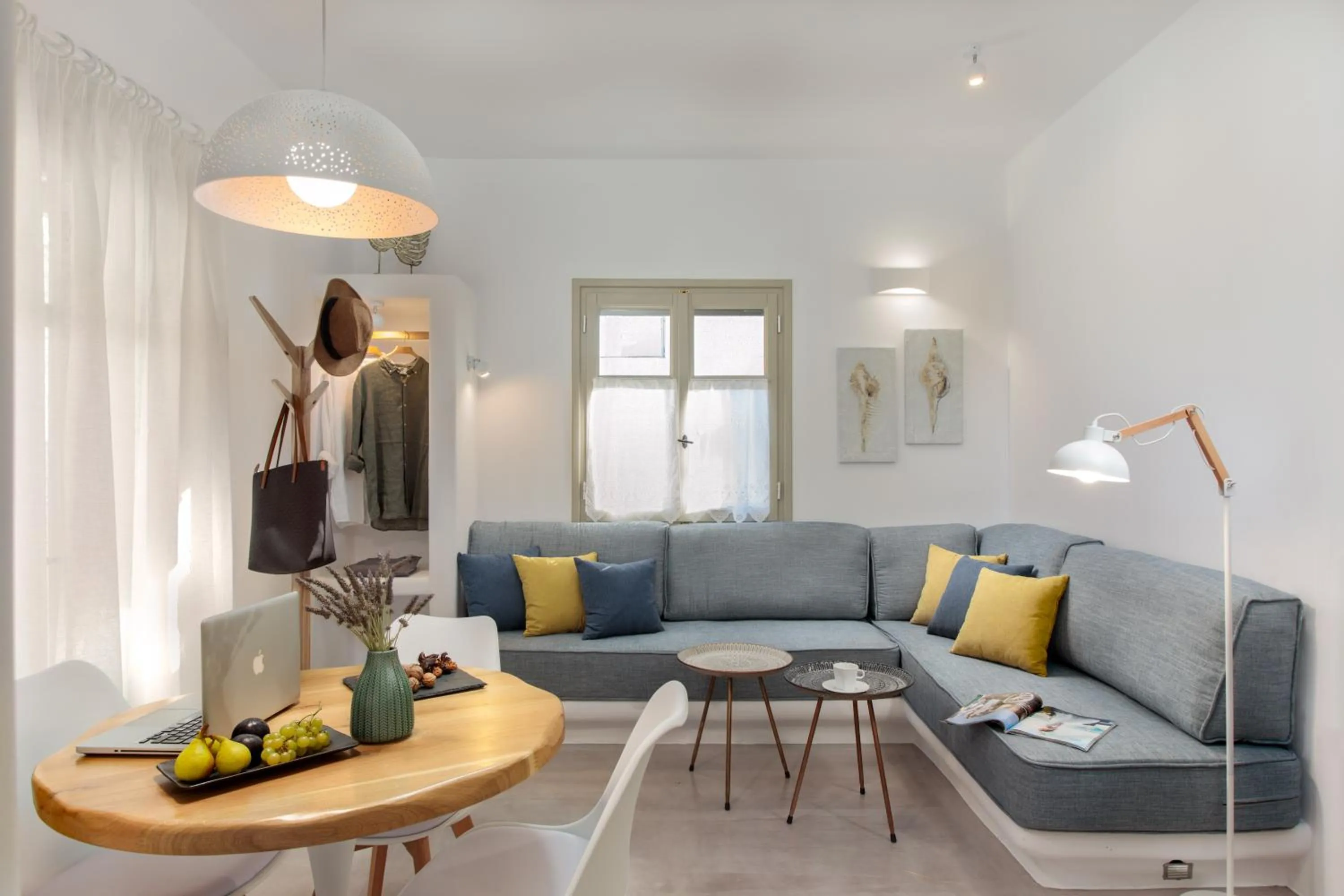 Living room in Halcyon Suites and Villas Naxos