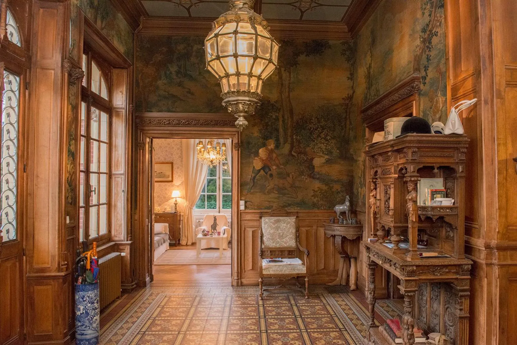 Decorative detail in Le Manoir de Bénédicte B&B