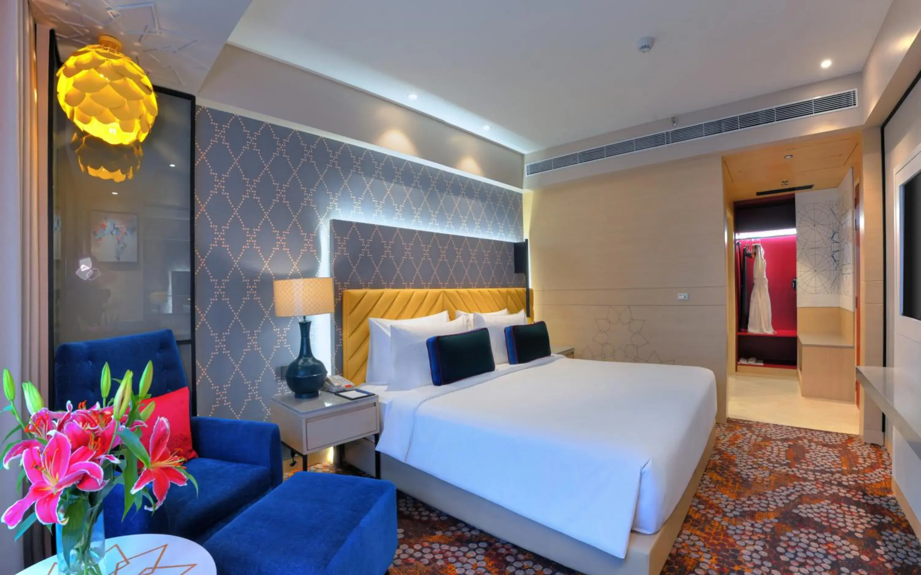 Executive Suite Room with seating area and terrace - 15% discount on food and beverage, spa and laundry | 1+1 IMFL Happy Hours from 6 to 8 pm in Grand Mercure Agra - An Accor Brand Executive Suite Room with seating area and terrace - 15% discount on food and beverage, spa and laundry | 1+1 IMFL Happy Hours from 6 to 8 pm in Grand Mercure Agra - An Accor Brand