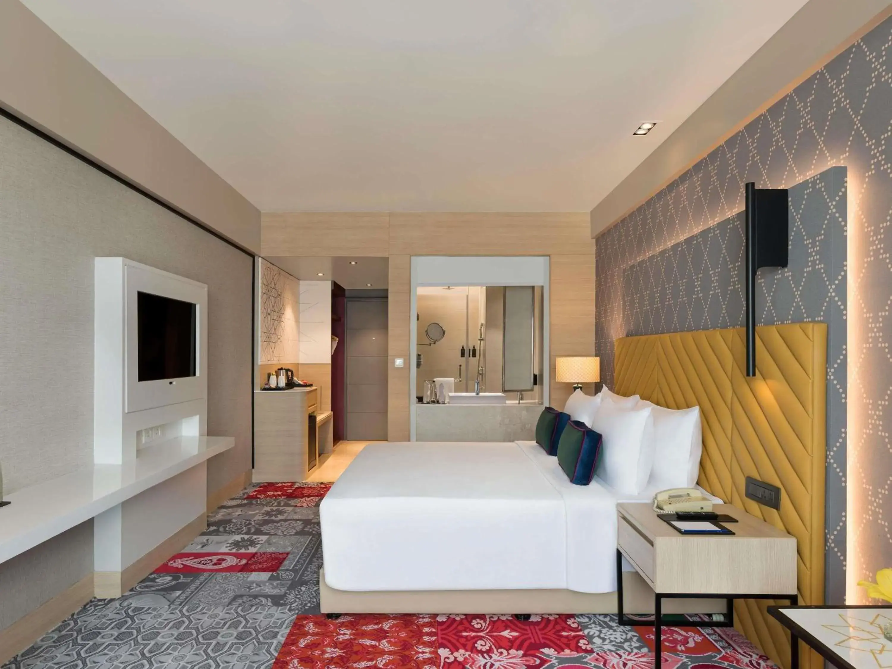 Executive Suite Room with seating area and terrace - 15% discount on food and beverage, spa and laundry | 1+1 IMFL Happy Hours from 6 to 8 pm in Grand Mercure Agra - An Accor Brand Executive Suite Room with seating area and terrace - 15% discount on food and beverage, spa and laundry | 1+1 IMFL Happy Hours from 6 to 8 pm in Grand Mercure Agra - An Accor Brand