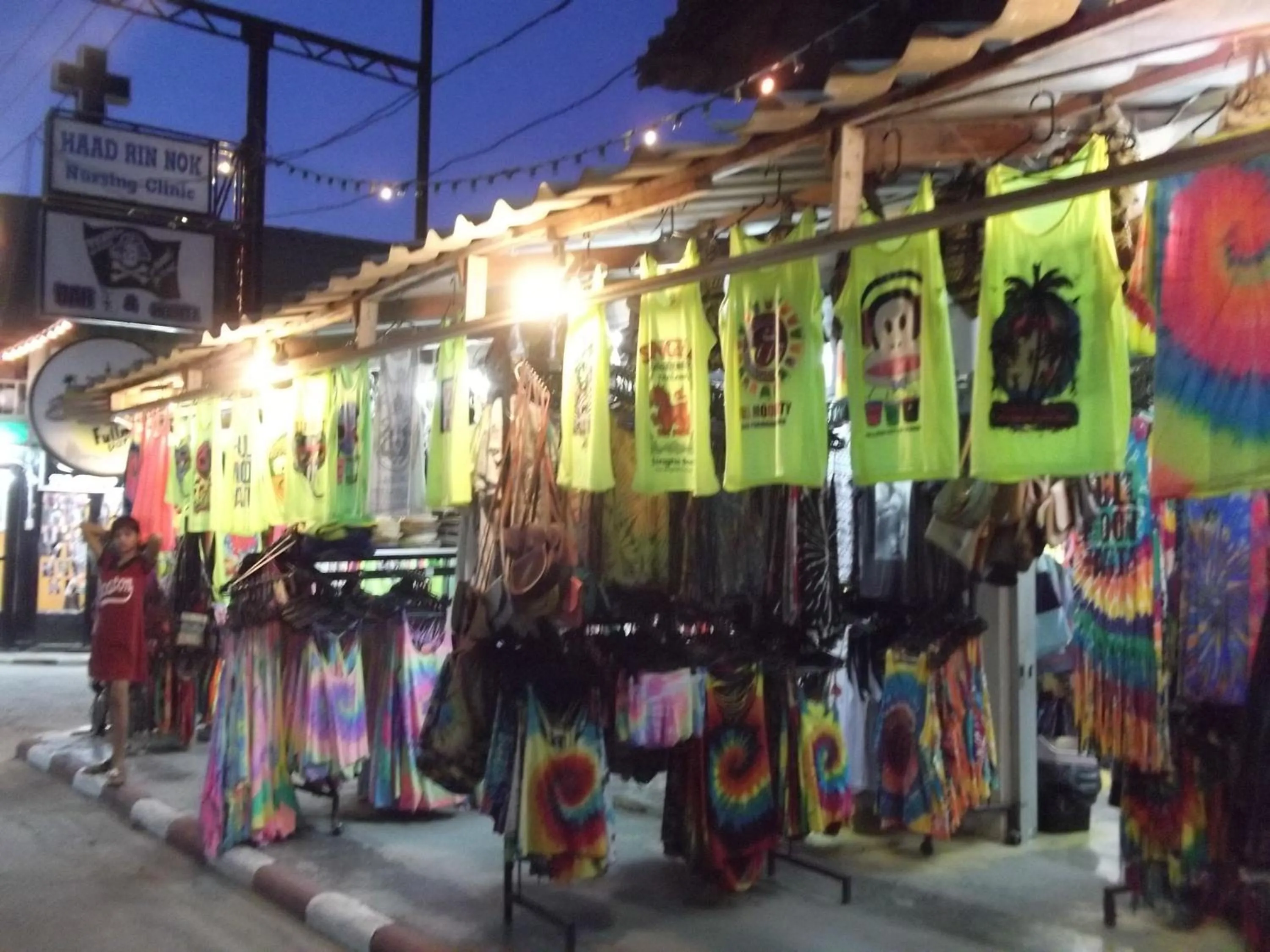 Shopping Area in Sleep Tight Hostel at Koh Phangan