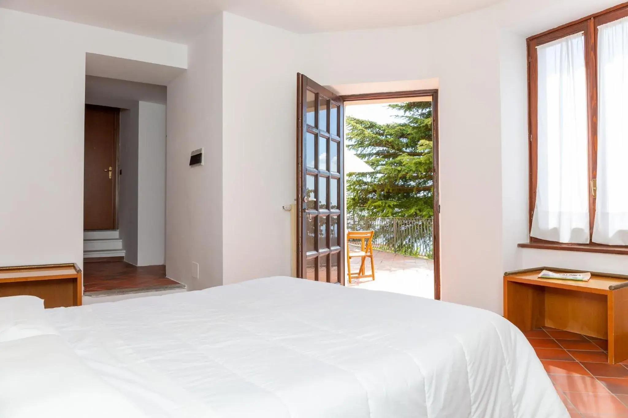 Bedroom, Bed in Albergo Sacro Monte Varese Bedroom, Bed in Albergo Sacro Monte Varese