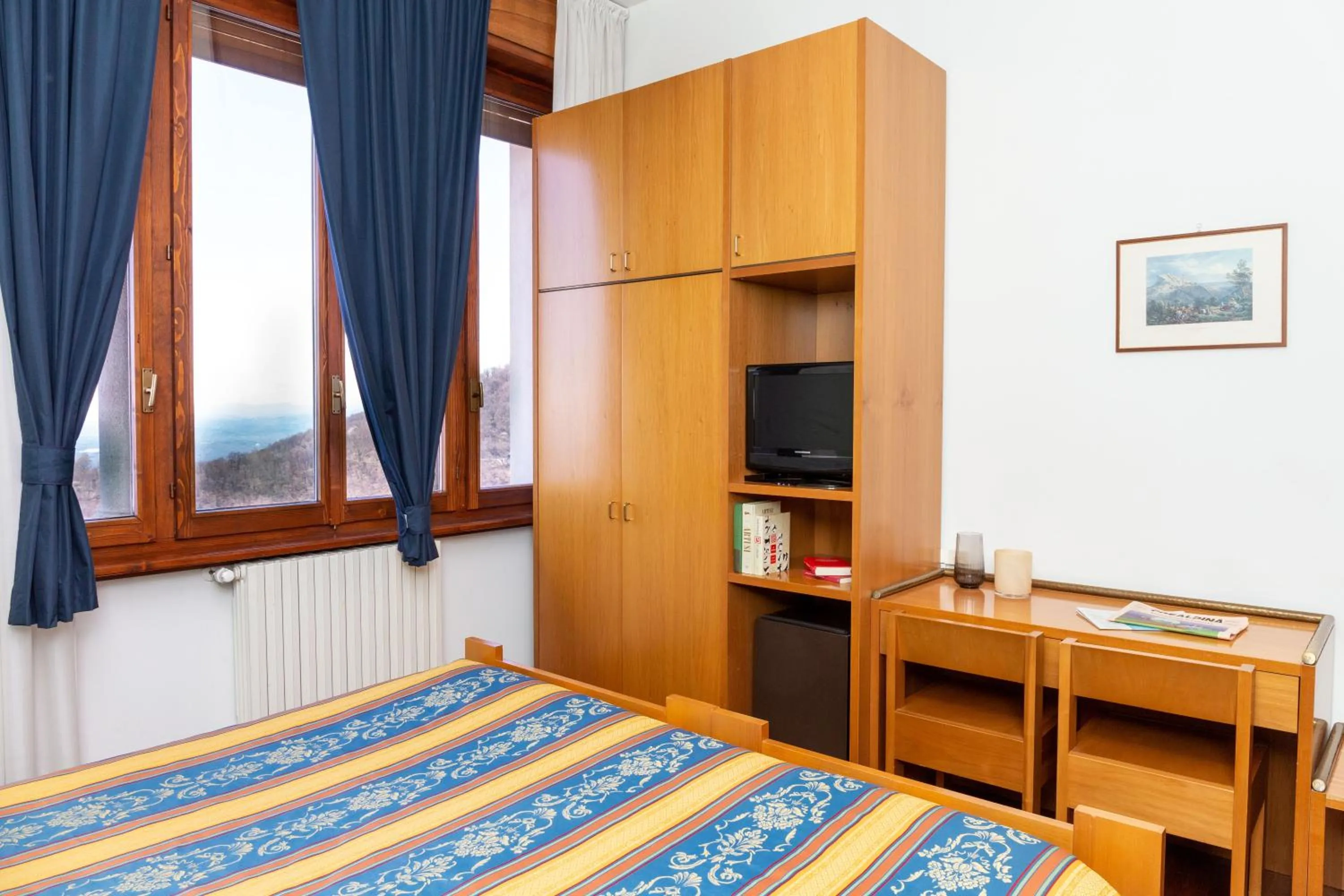 Bedroom, Bed in Albergo Sacro Monte Varese