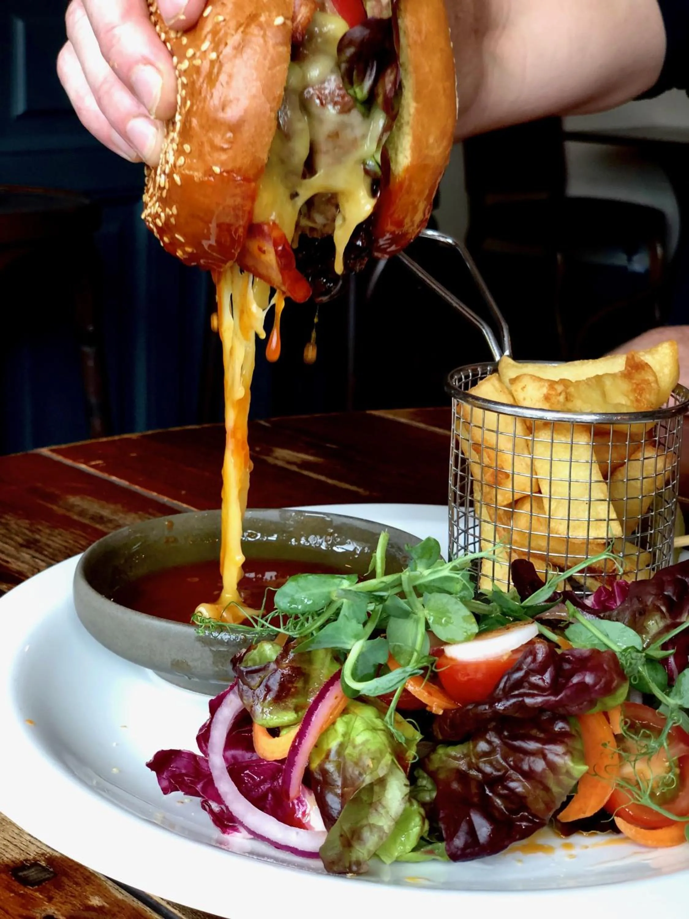 Food close-up in The Wheatsheaf at Beetham