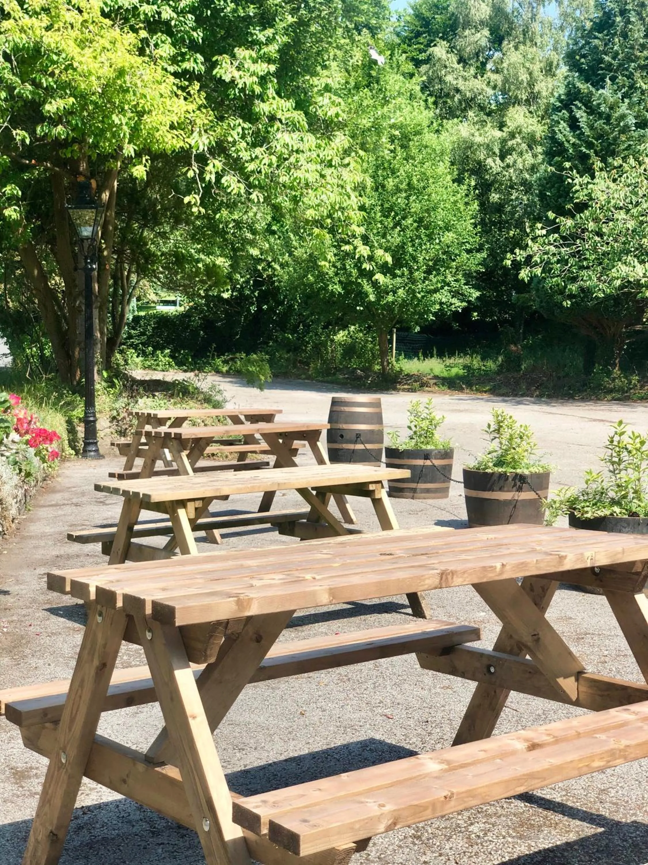 Garden in The Wheatsheaf at Beetham