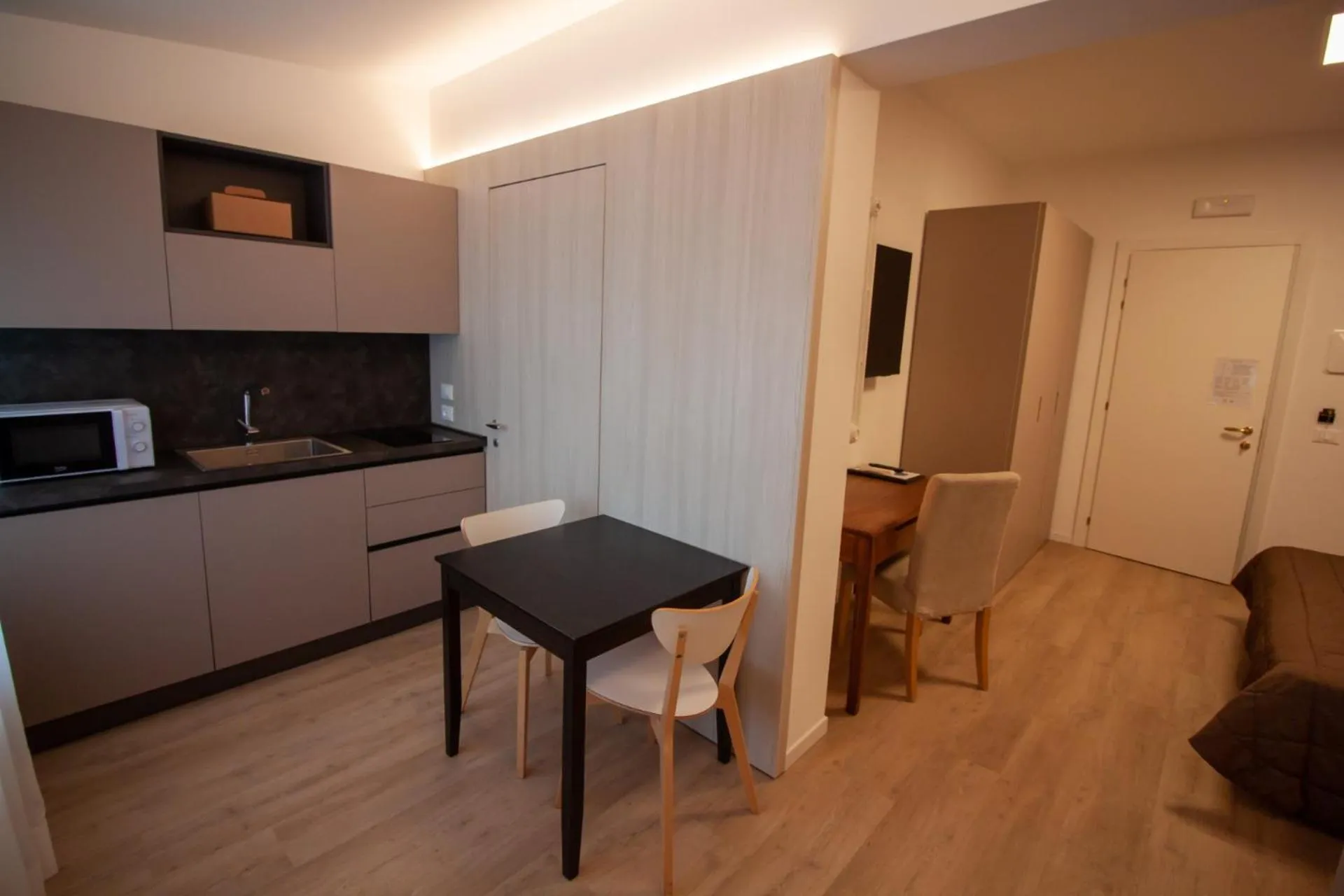 Kitchen or kitchenette in Hotel Oliva