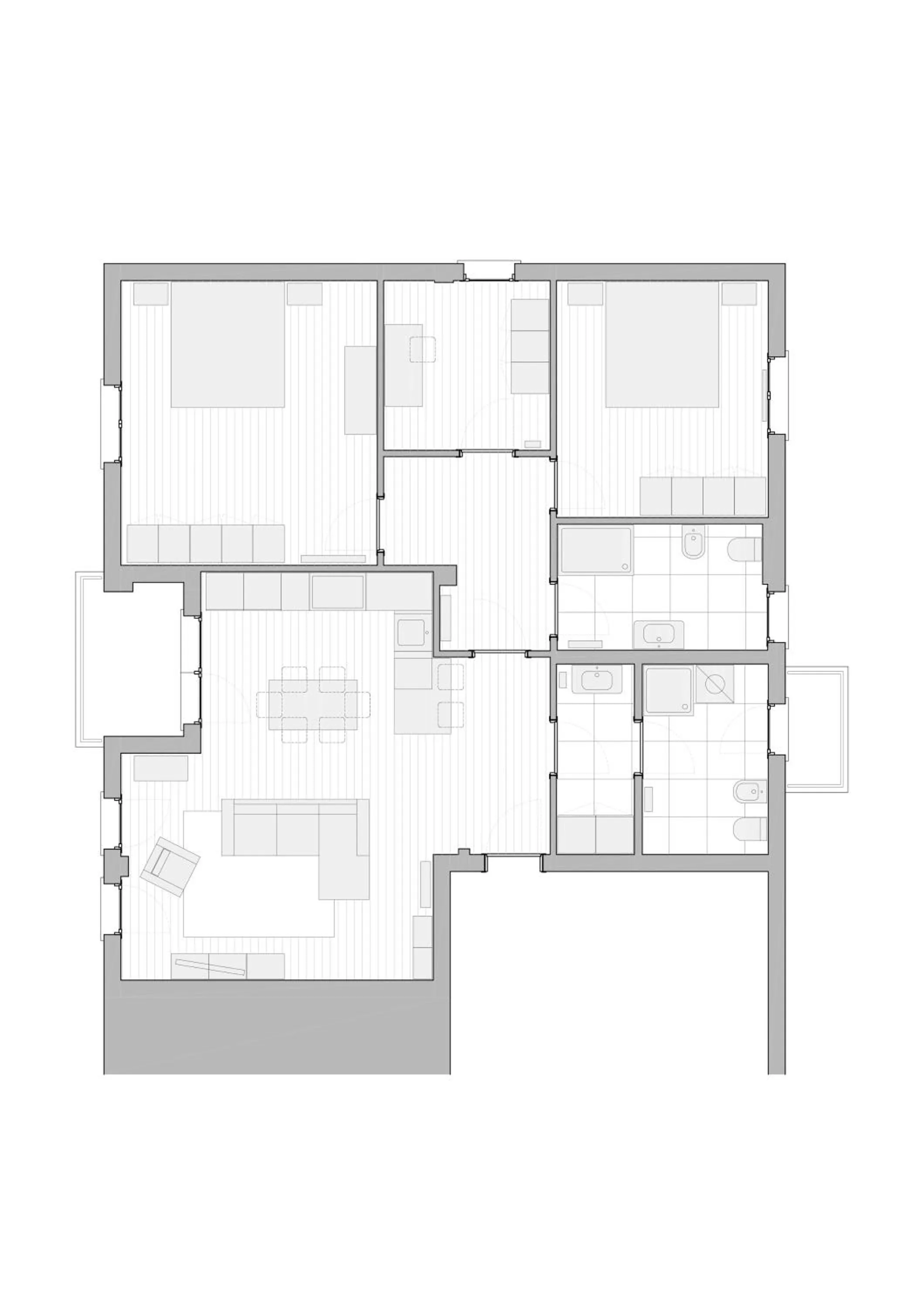 Floor plan in Hotel Oliva