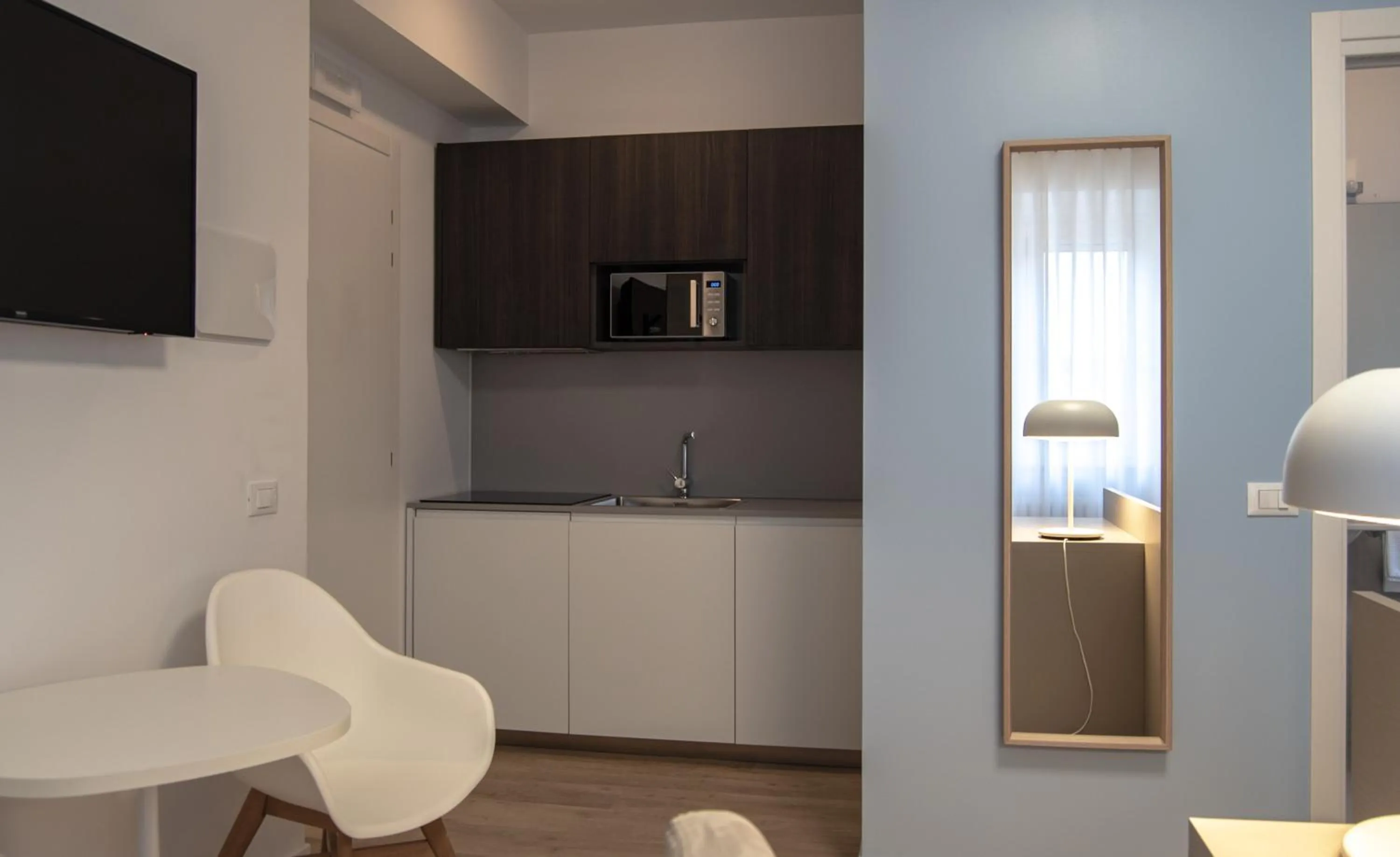 Kitchen or kitchenette in Hotel Oliva