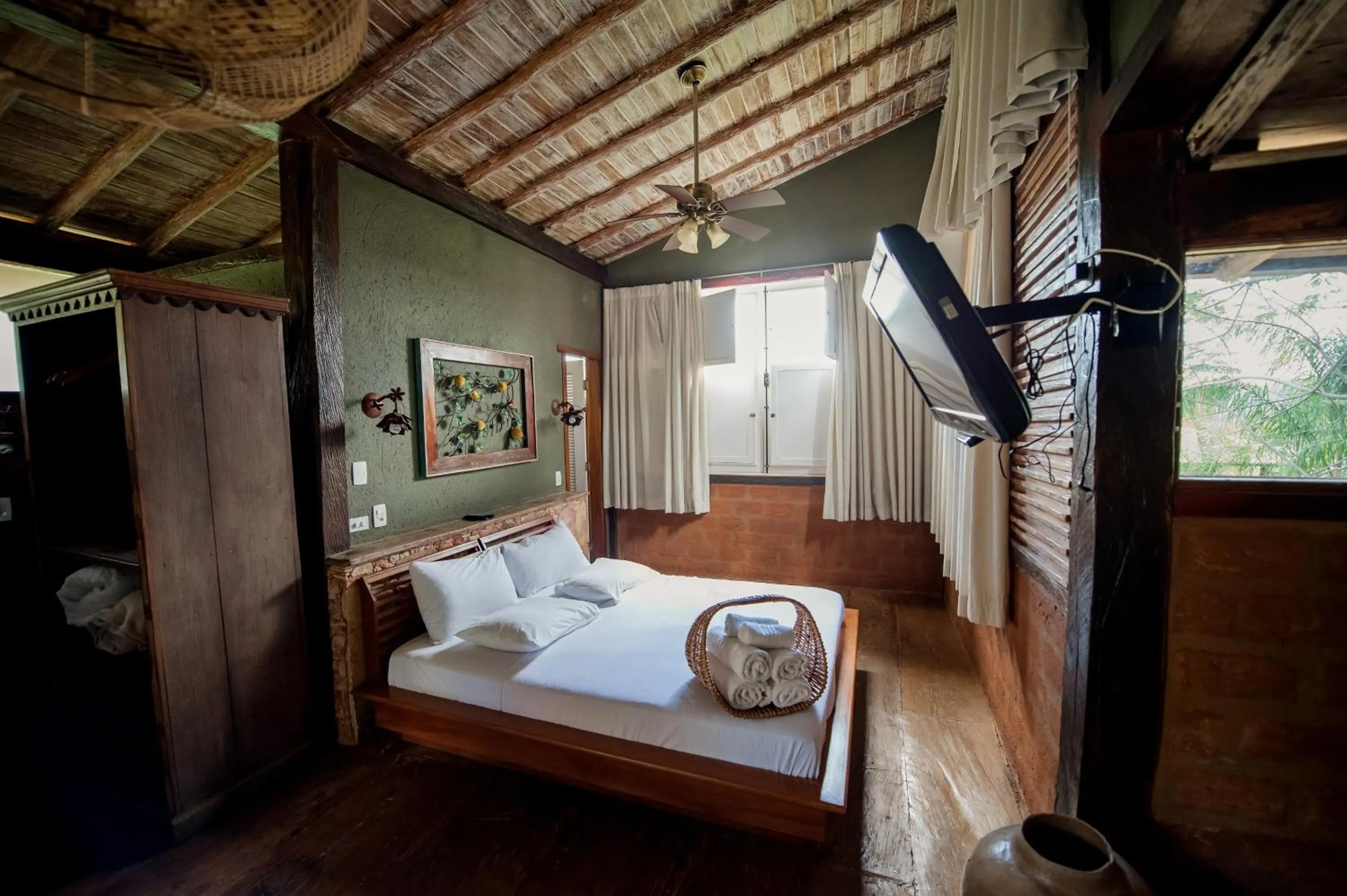 Bed in Rancho Cipo Pousada
