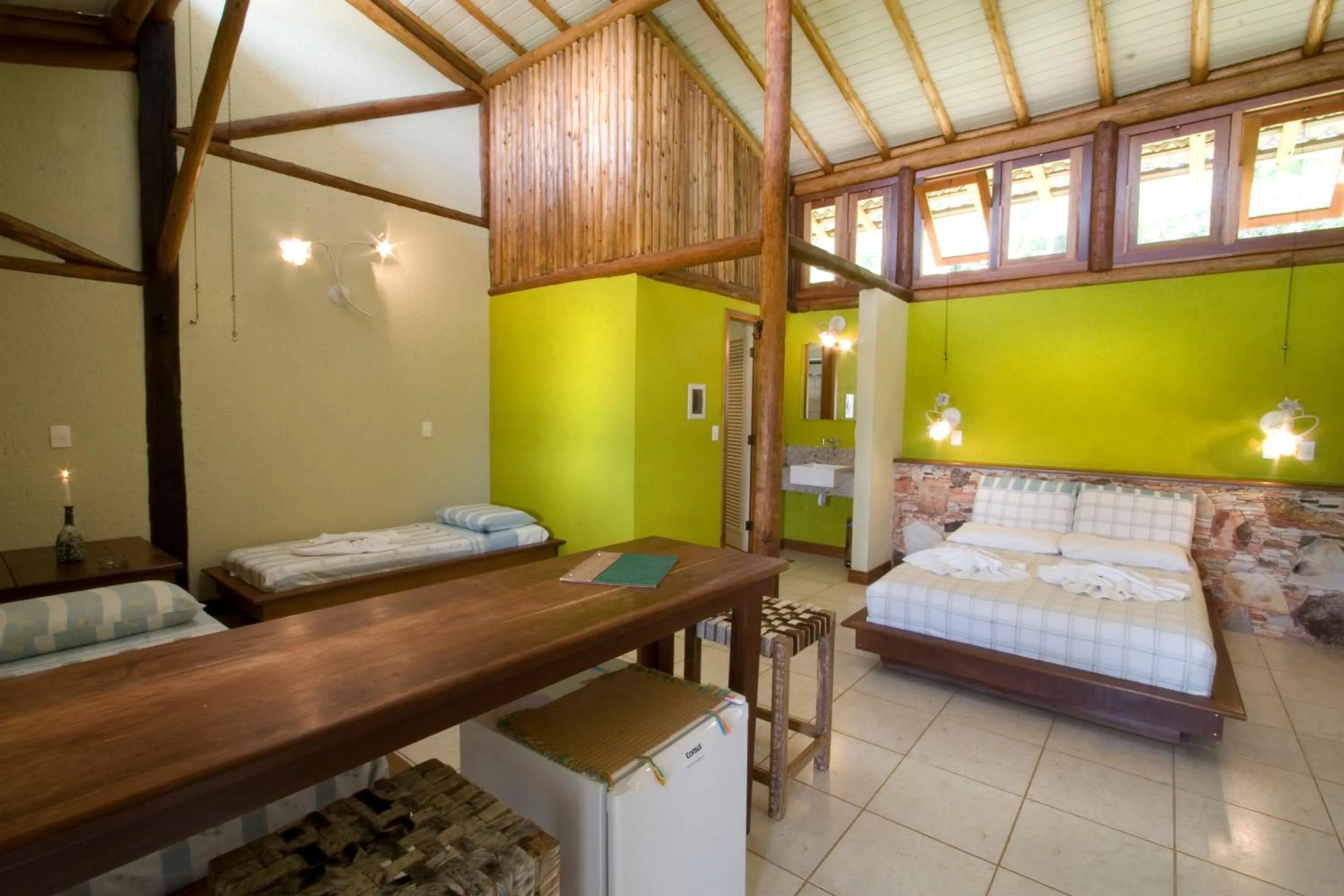 Bed in Rancho Cipo Pousada