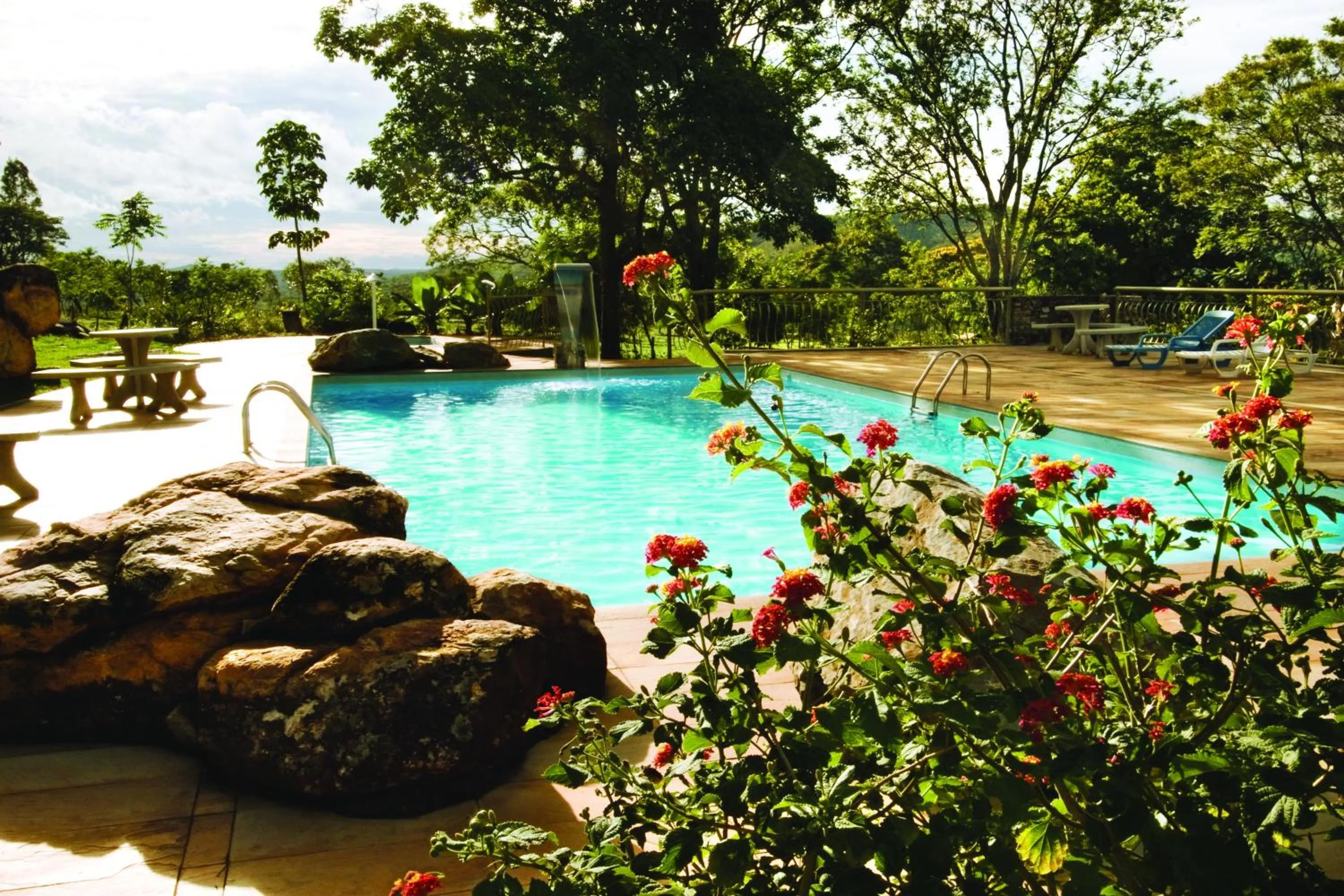 Swimming pool in Rancho Cipo Pousada