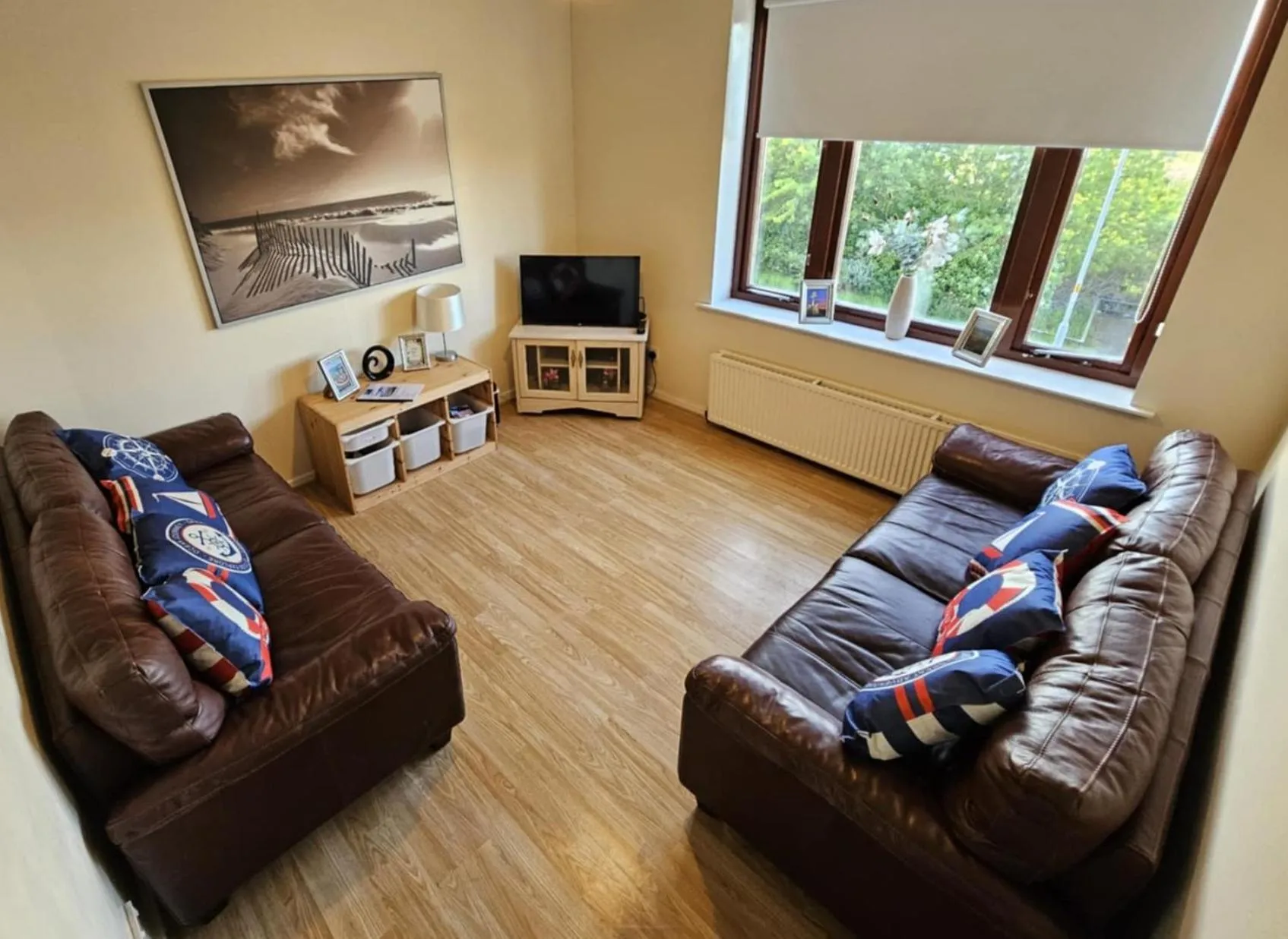 Living room in Silver Tides House