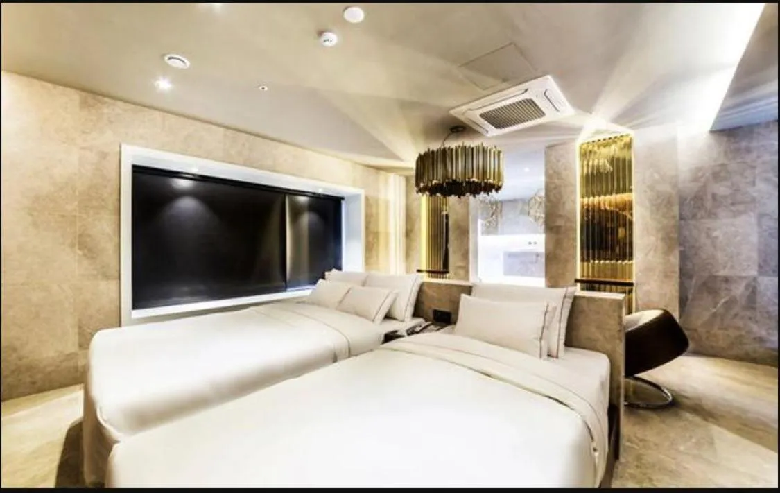 Bed in Hotel Forestar