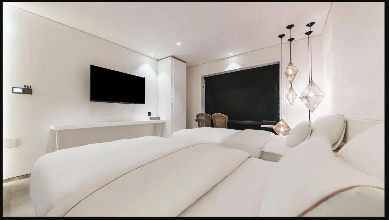 Bed in Hotel Forestar