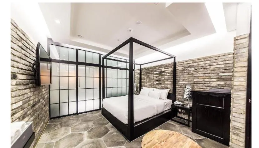 Bed in Hotel Forestar