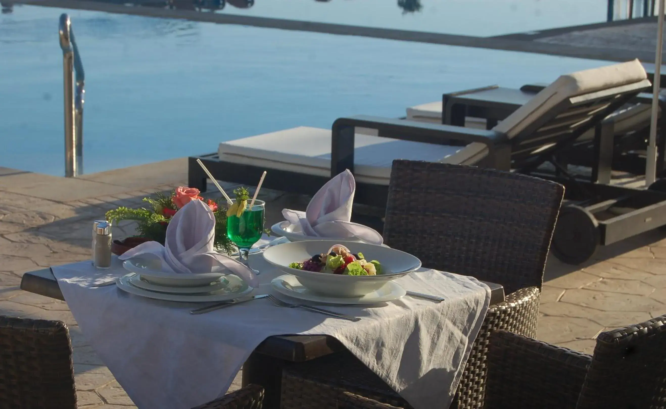 Swimming pool in Anezi Apartments Swimming pool in Anezi Apartments