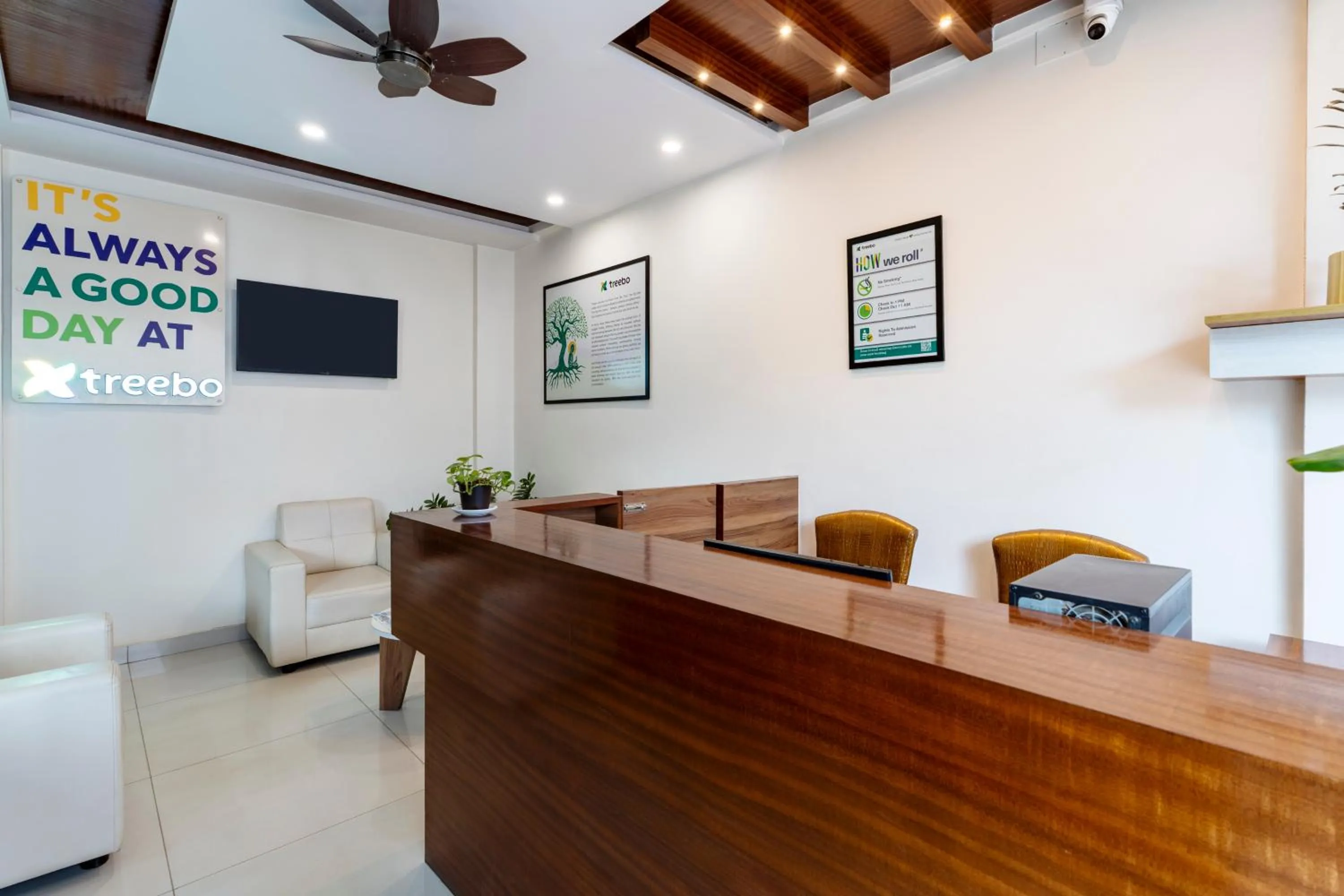 Lobby or reception in Treebo Orchid Silver