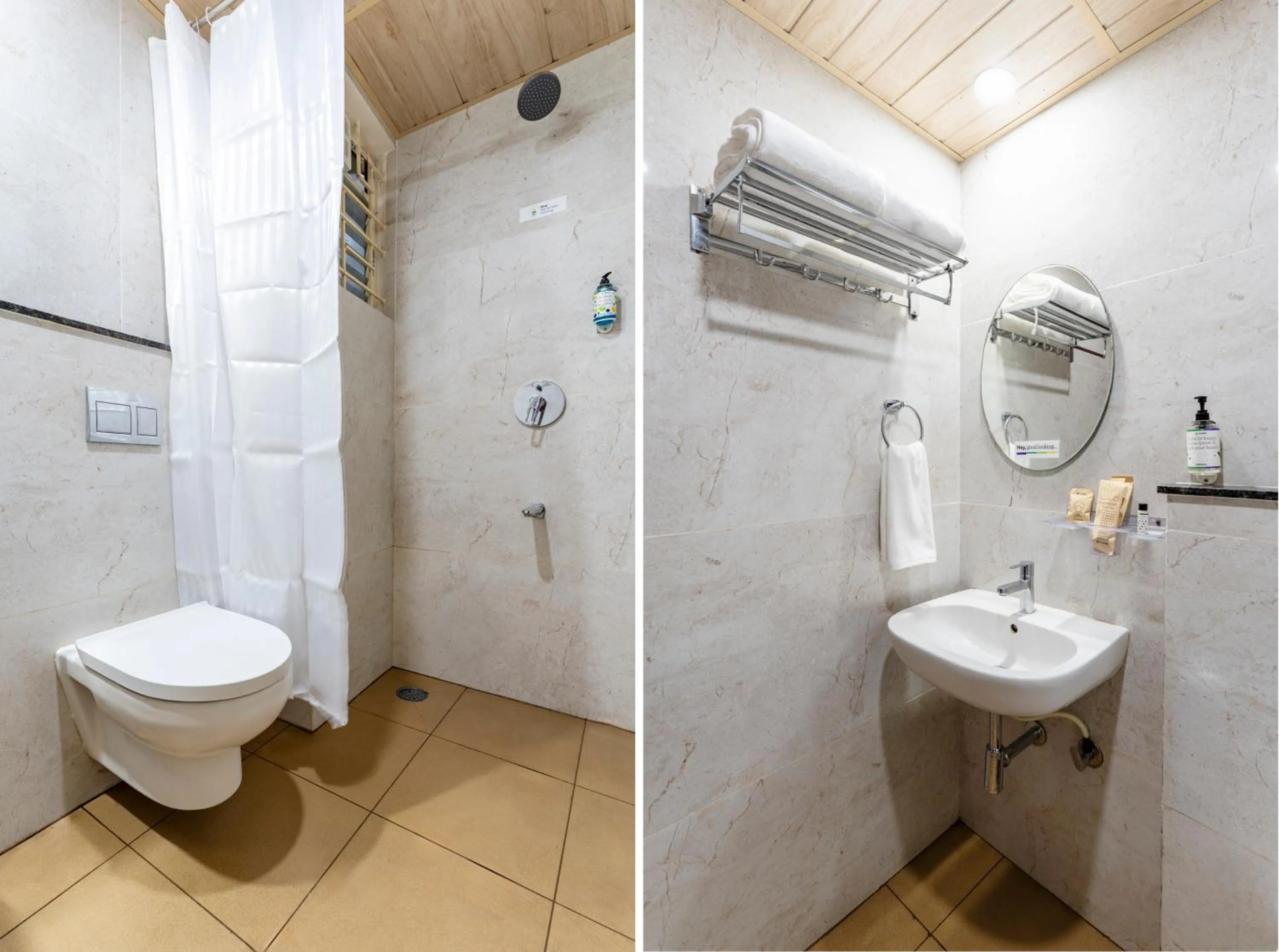 Bathroom in Treebo Orchid Silver